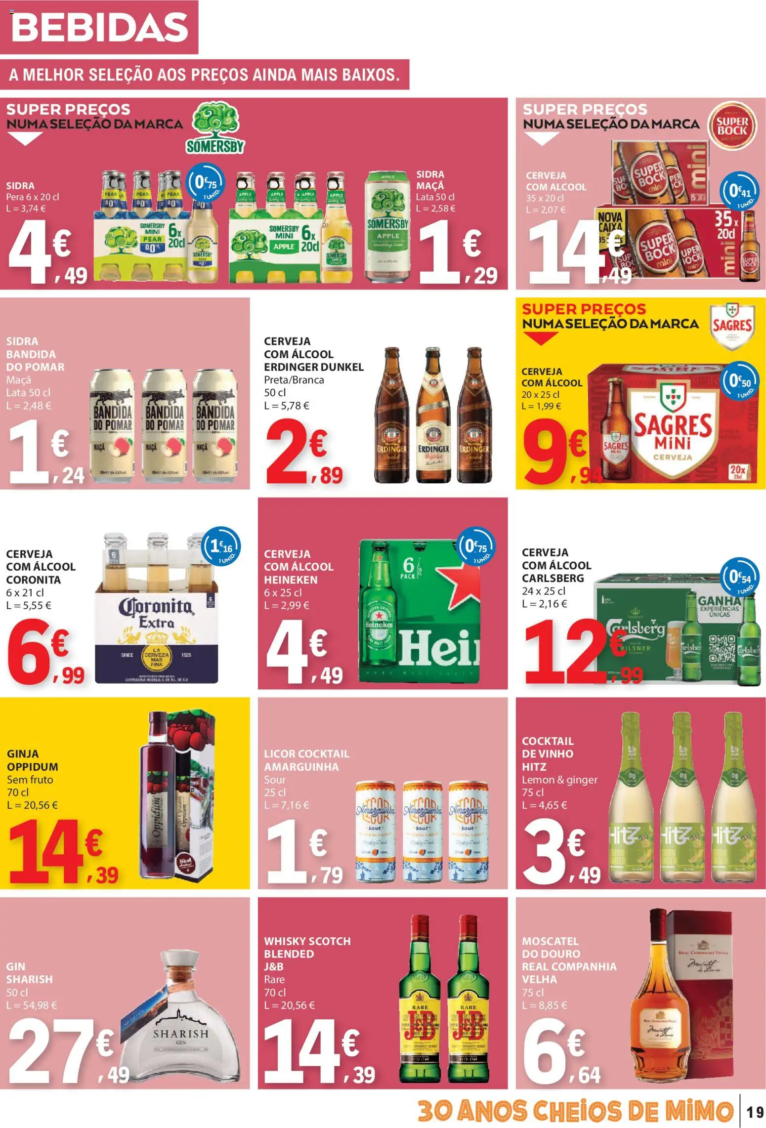 E.Leclerc folheto │ válido de 22.01.2026 | Página: 19 | Produtos: Whisky, Licor, Maça, Cerveja