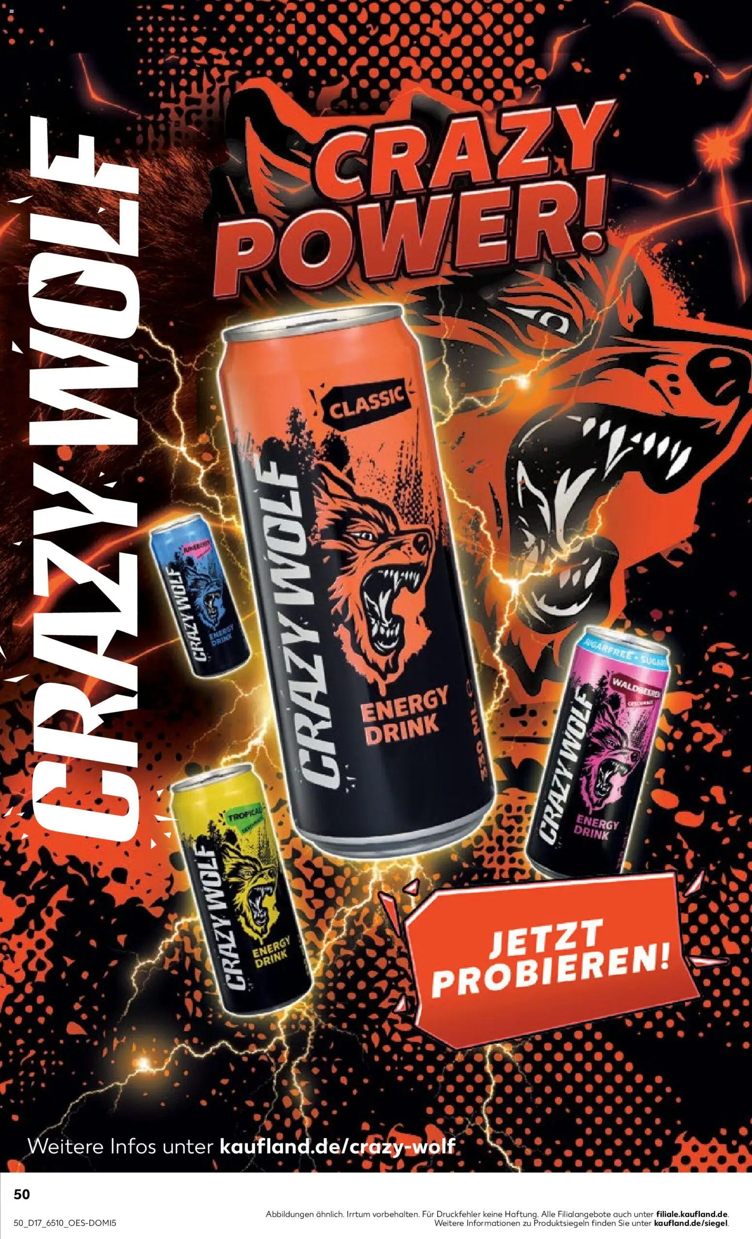 Kaufland Prospekt Völklingen	 – gültig ab 23.04.2026 | Seite: 50 | Produkte: Energy