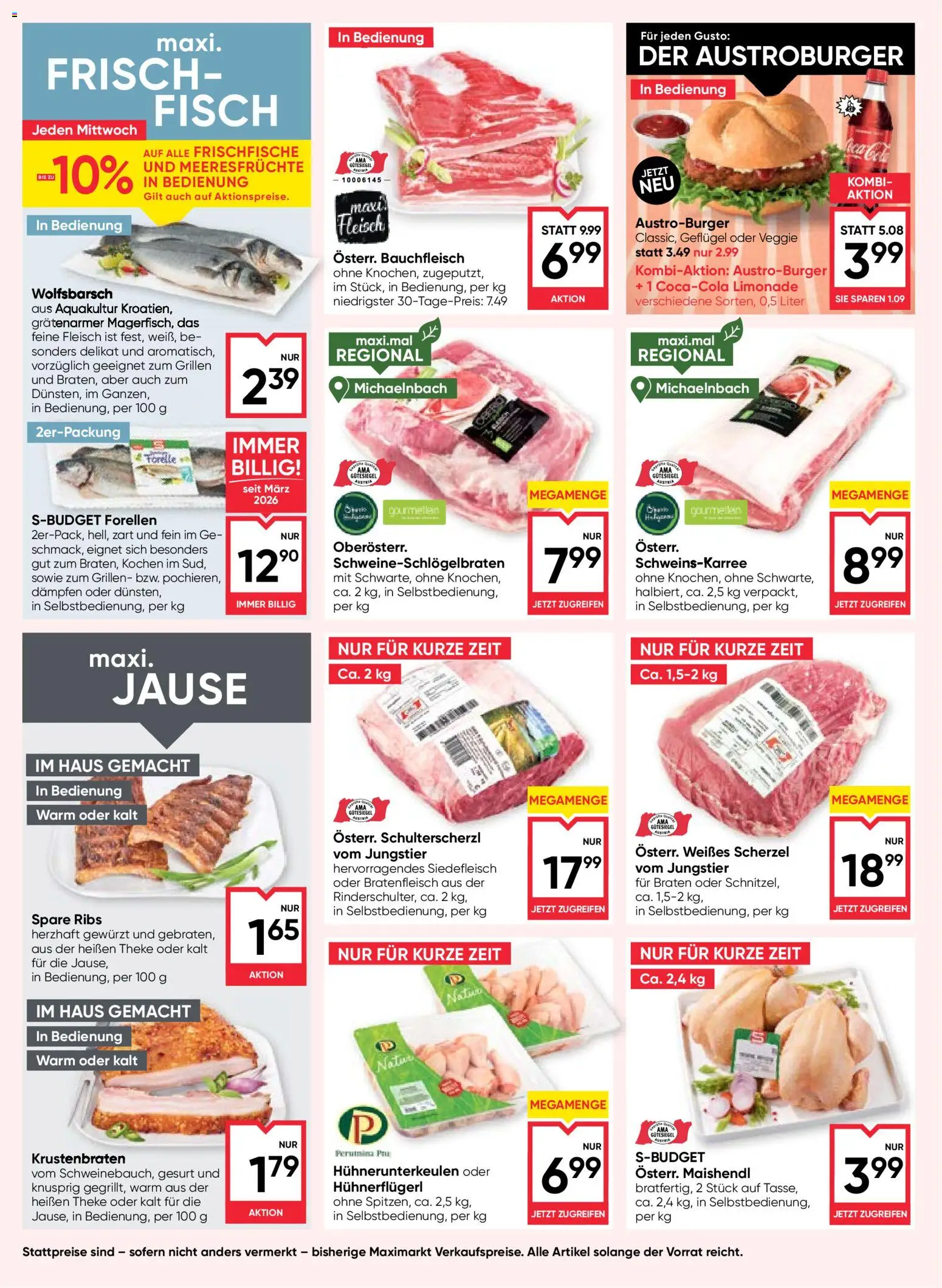 Maximarkt Flugblatt gültig ab 16.04.2026 | Seite: 8 | Produkte: Meeresfrüchte, Fisch