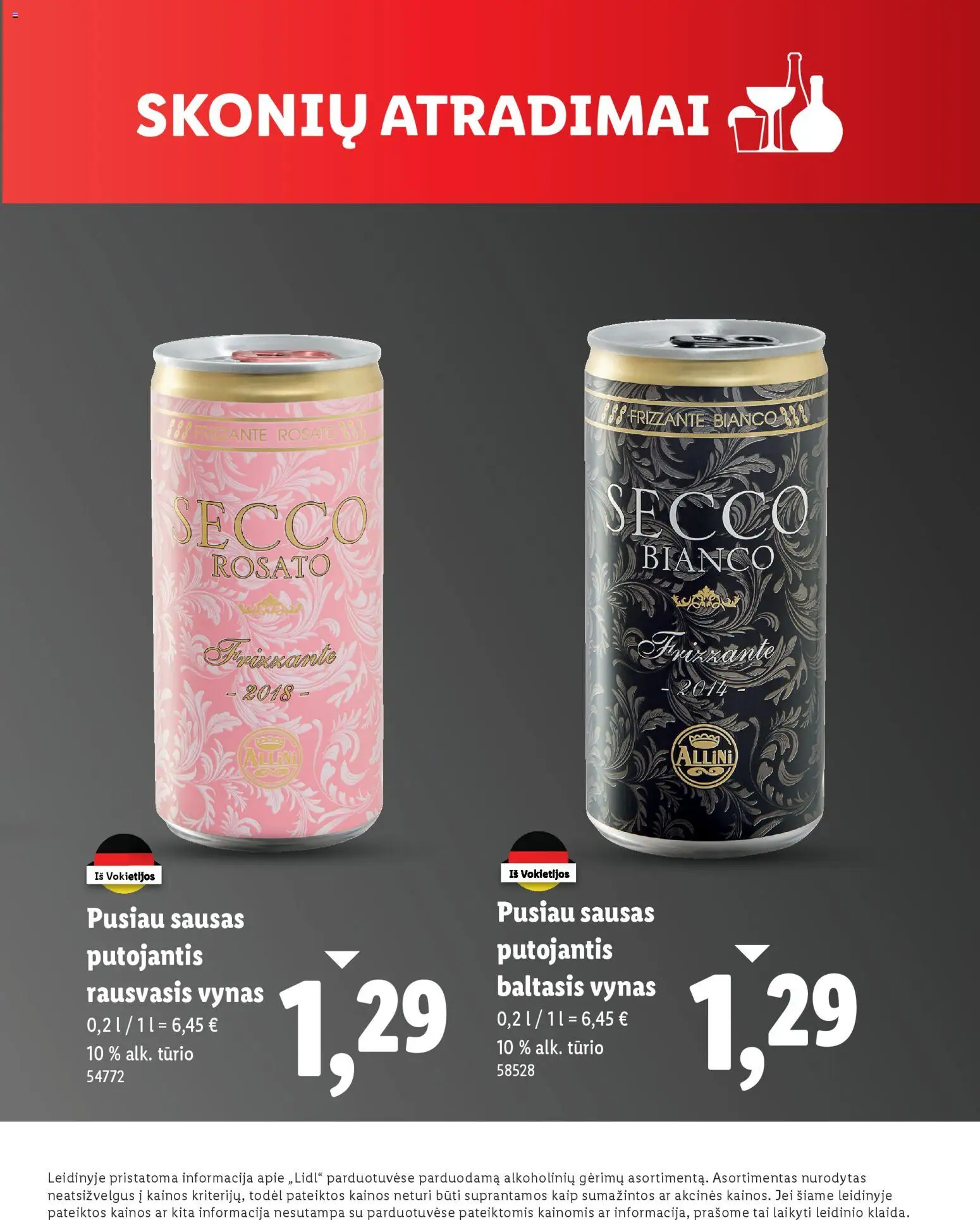 LIDL akcijos nuo 01.12.2025 | Puslapis: 15 | Prekių: Vynas