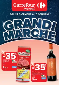 Anteprima del volantino Carrefour Market - Grandi Marche - Pinerolo catalogo valido a partire dal 27.12.2025