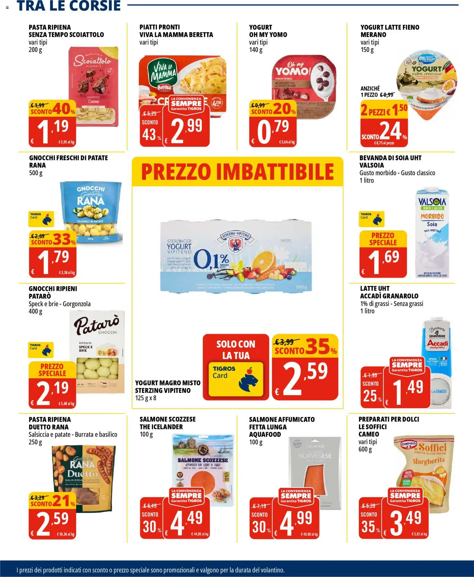 Volantino Tigros del 26.11.2025 | Pagina: 20 | Prodotti: Latte, The, Gorgonzola, Burrata