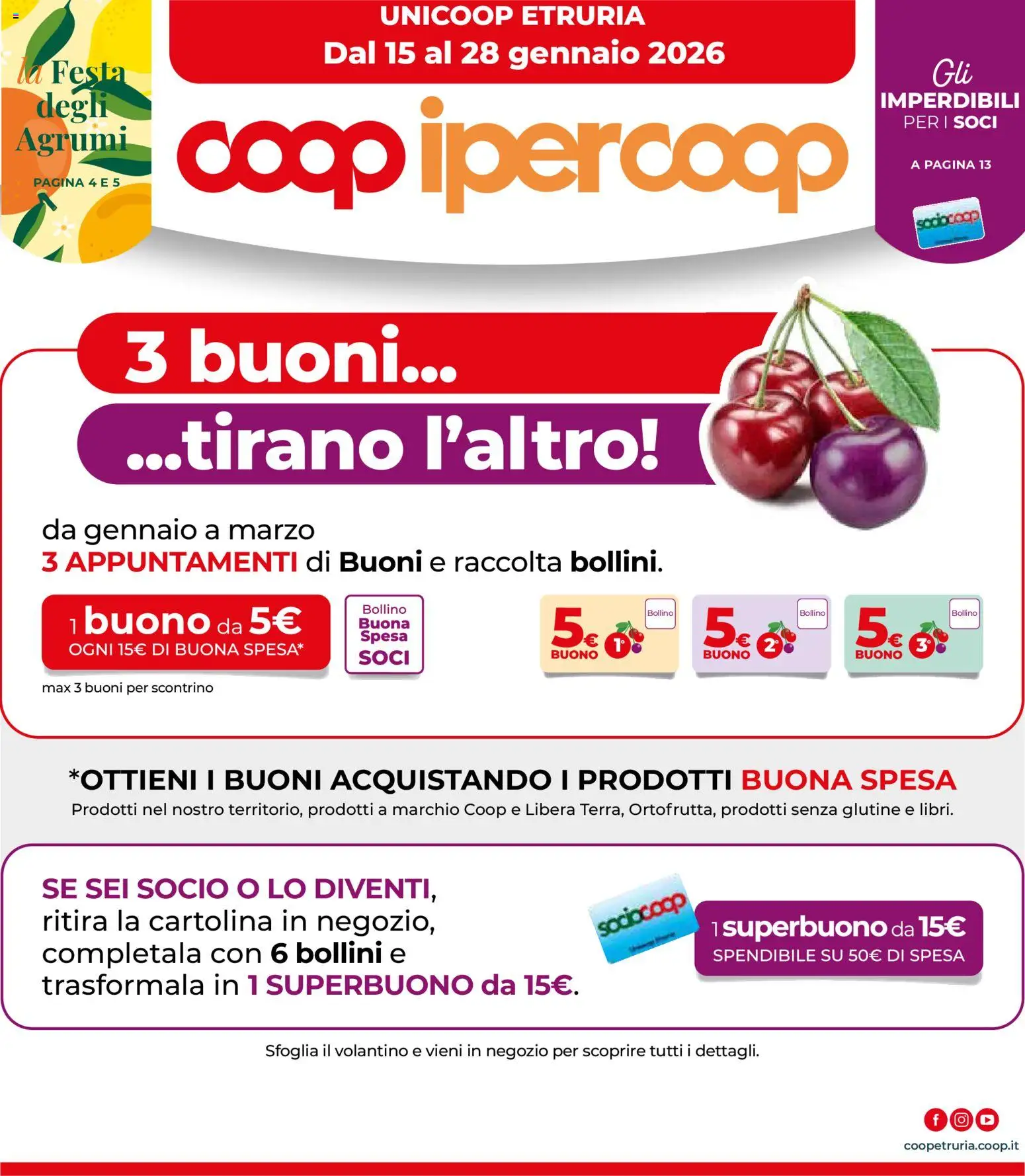 Volantino COOP del 15.01.2026 | Pagina: 1 | Prodotti: Agrumi