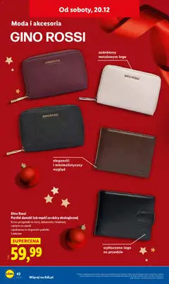 Pogląd oferty "Lidl Katalog" - ważna od 15.12.2025 | Strona: 48 | Produkty: Portfel, Pudełko
