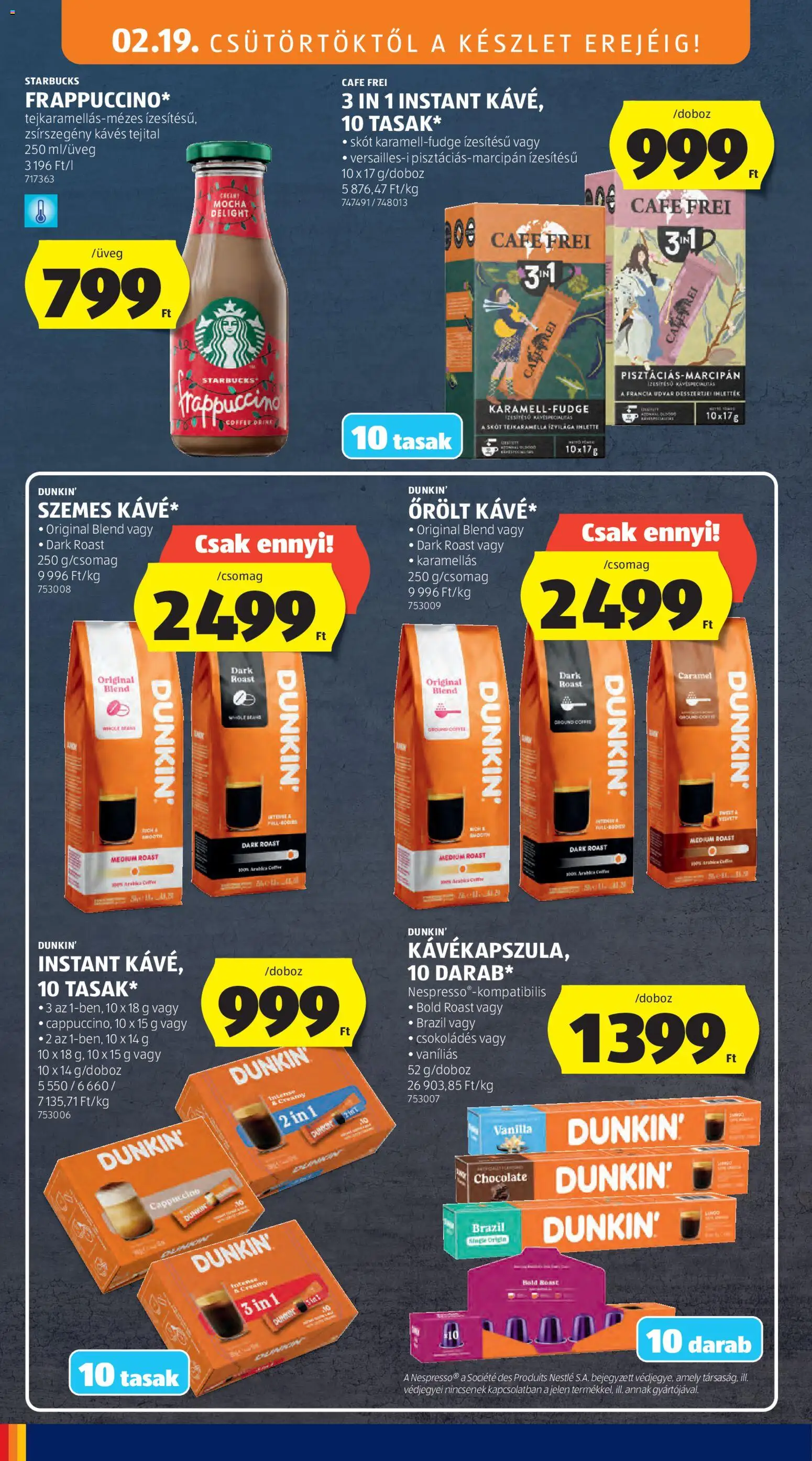 Aldi akciós ujság - amely érvényes a következő dátumtól: 19.02.2026 | Oldal: 16