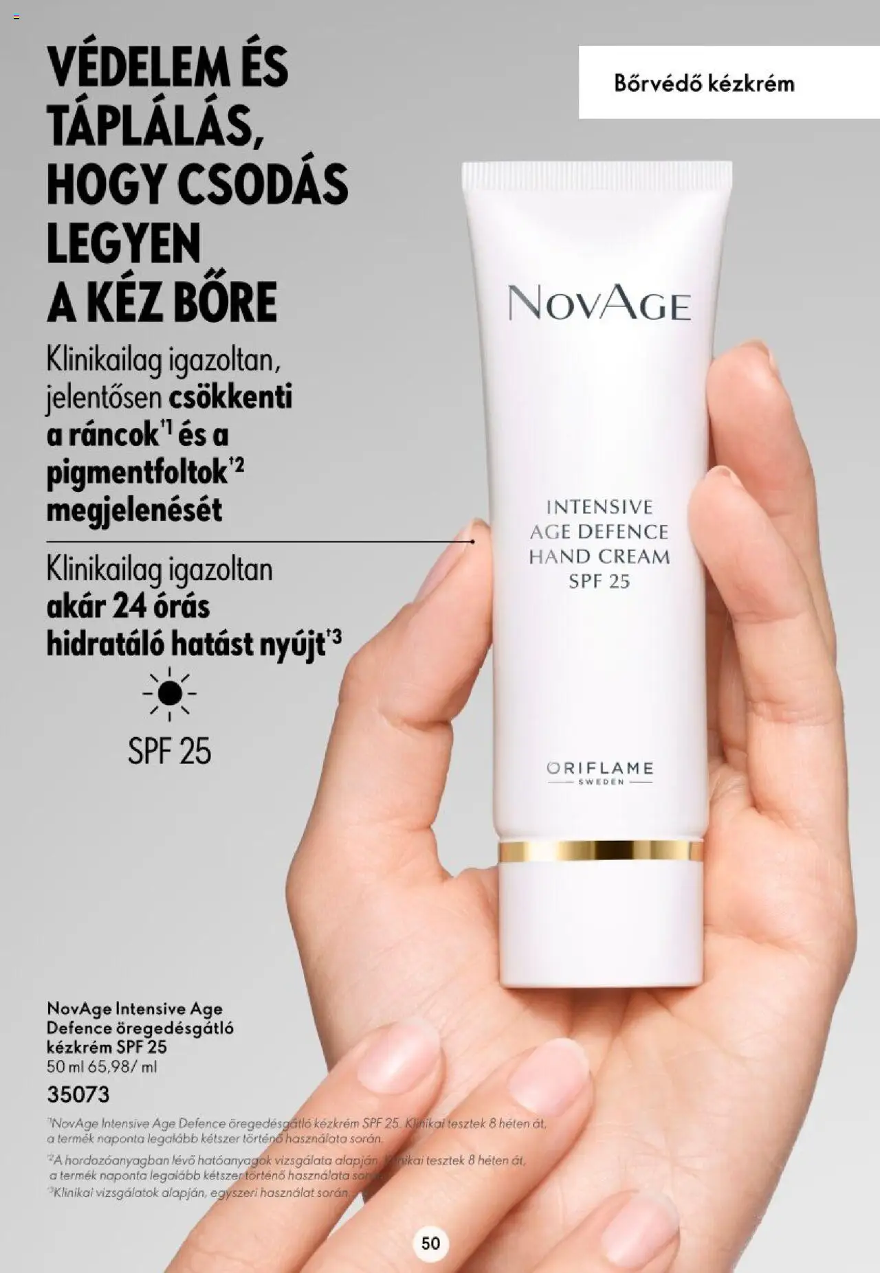 Oriflame akciós ujság - amely érvényes a következő dátumtól: 16.11.2023 | Oldal: 50 | Termékek: Kézkrém