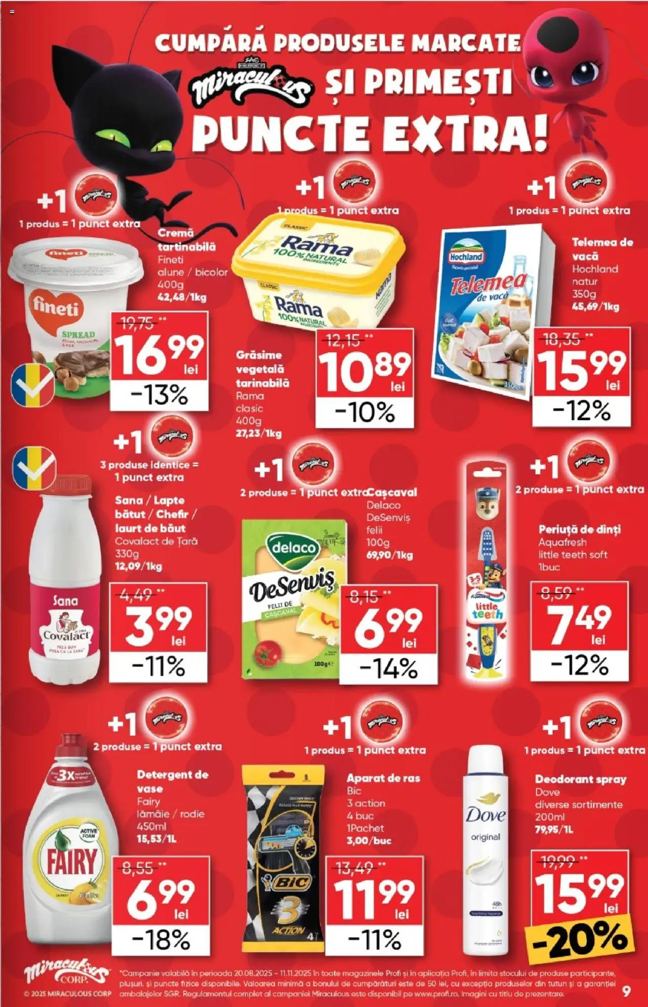 Catalog Profi Super – valabil de la 03.09.2025 | Pagină: 9 | Produse: Light Kedi Konservesi, Aparat De Ras, Tırnak makası, Cașcaval