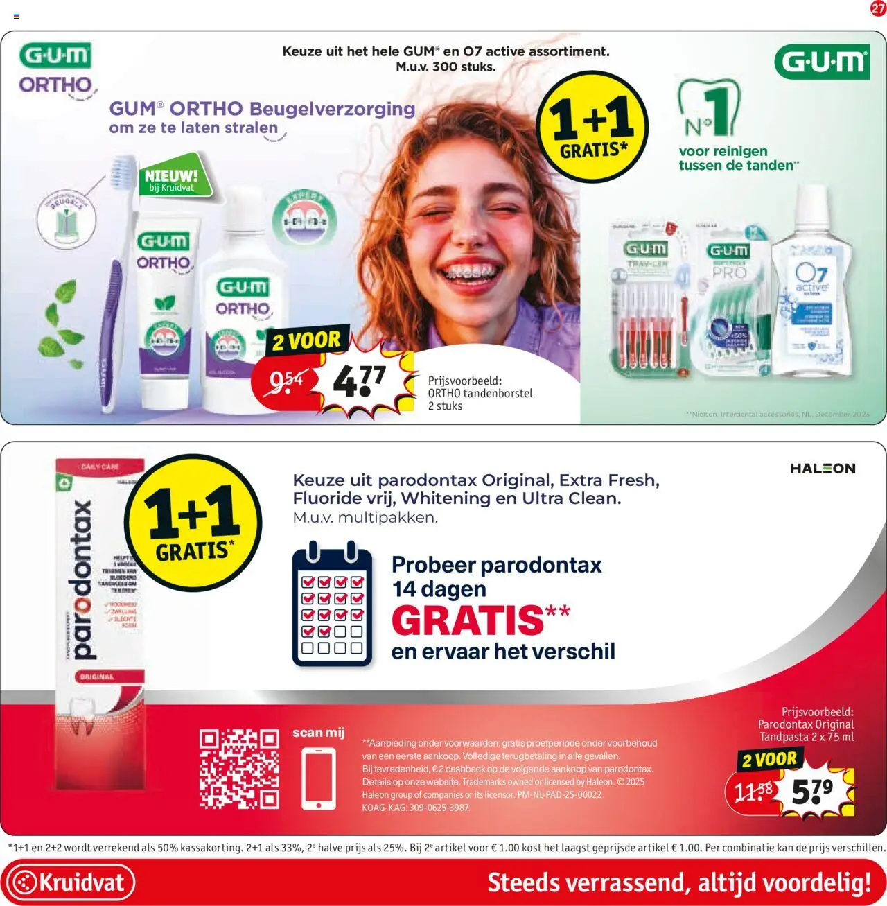  | Pagina: 27 | Producten: Tandpasta, Tandenborstel, Gum, Kan