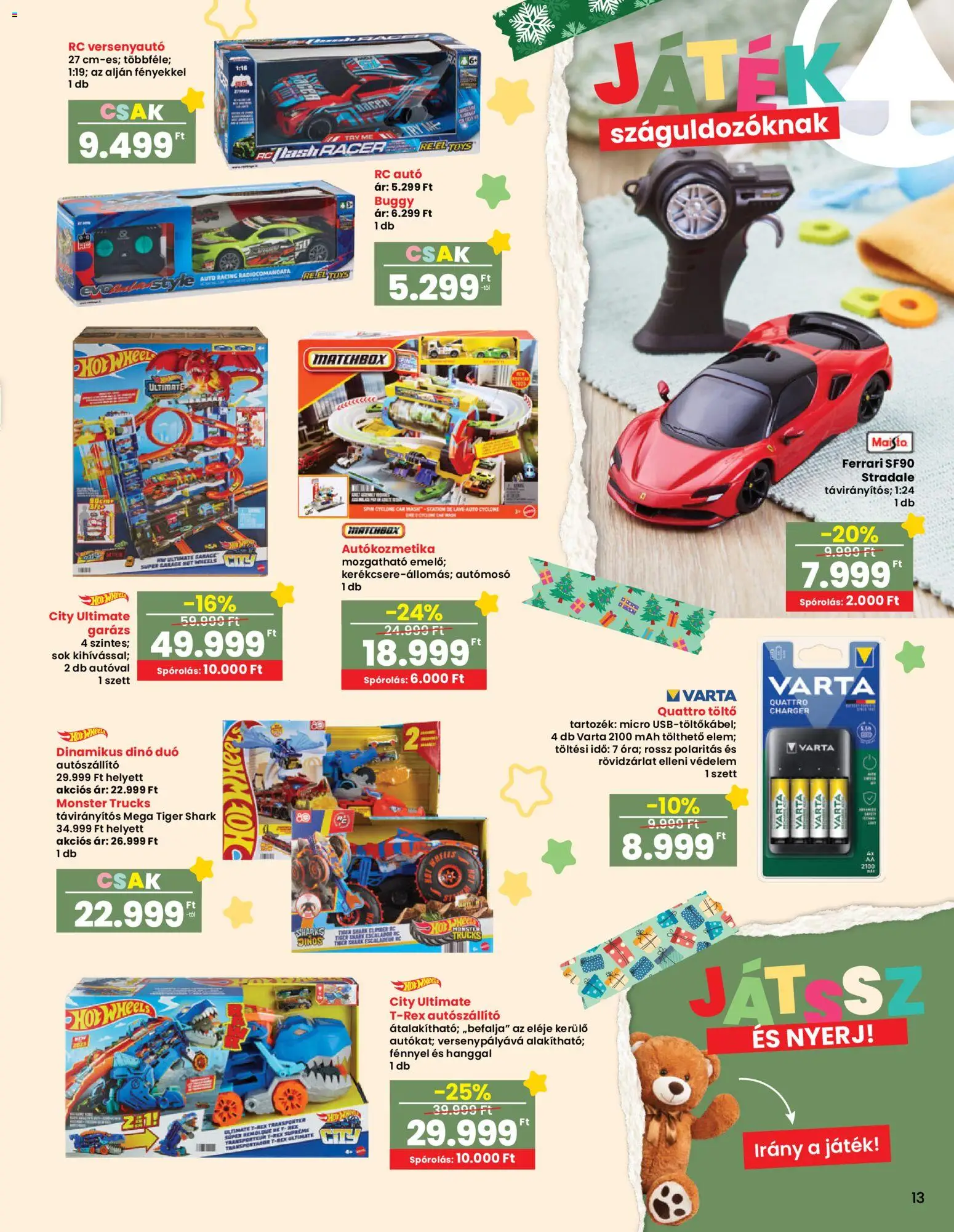 Interspar akciós ujság - amely érvényes a következő dátumtól: 13.11.2025 | Oldal: 14 | Termékek: Játék, Töltő