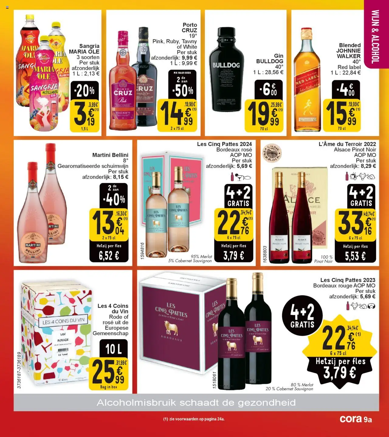  | Pagina: 9 | Producten: Fles, Wijn, Gin, Alcohol
