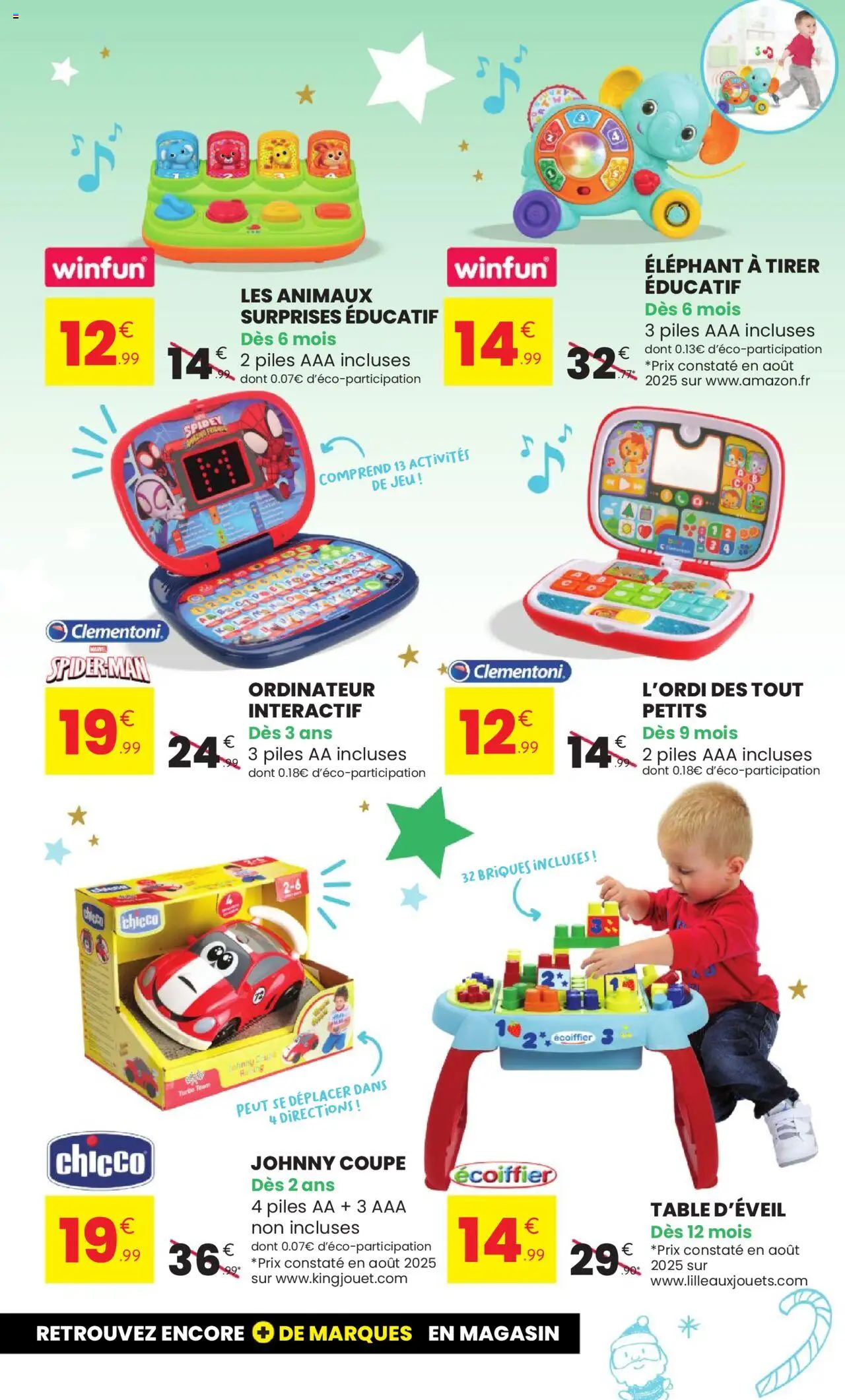{H1} | Page: 4 | Produits: Ordinateur, Briques, Table, Piles
