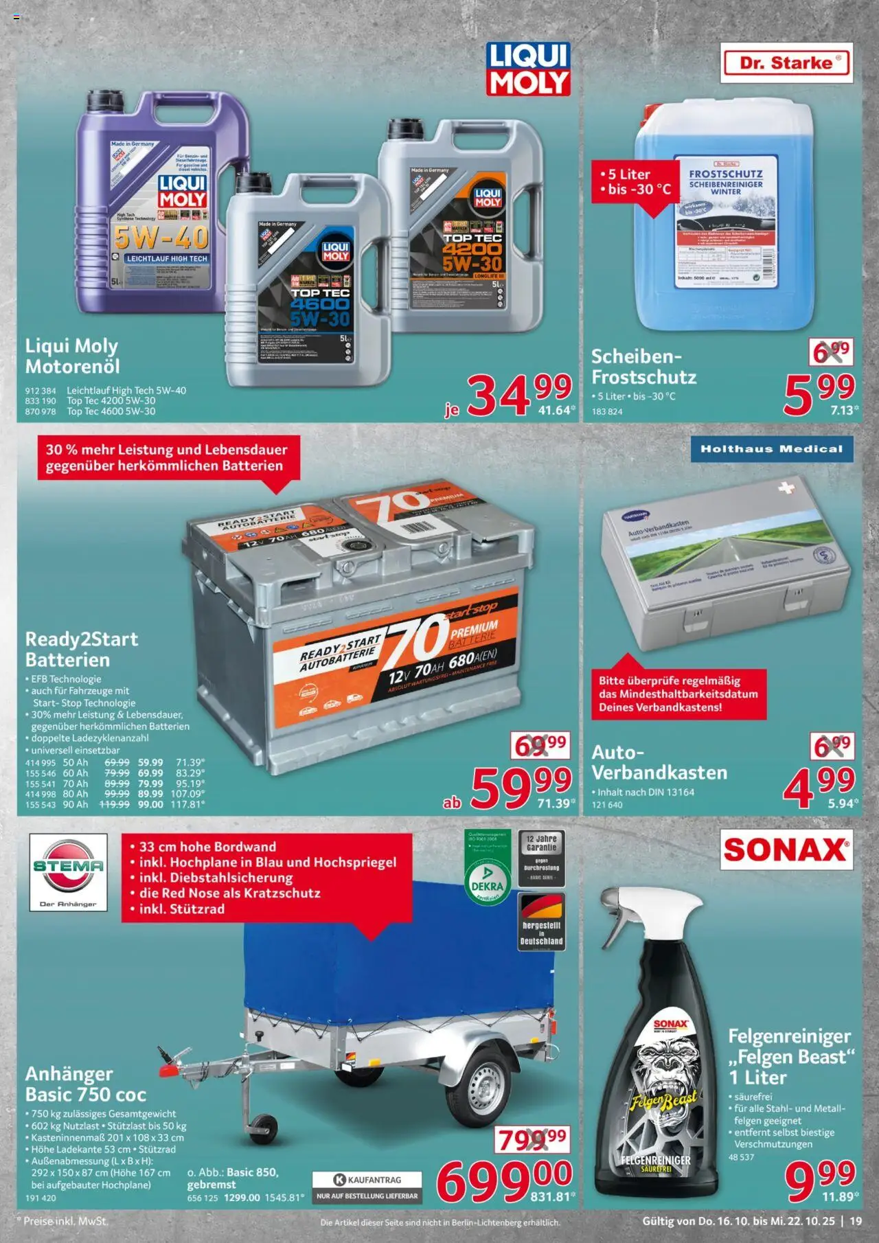 Selgros  Non Food – gültig ab 16.10.2025 | Seite: 19 | Produkte: Top, Batterien, Batterie
