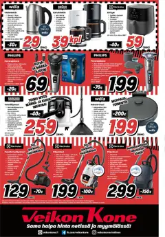  | Sivu: 12 | Tuotteet: Kahvinkeitin, Vedenkeitin, Parranajokone, Akku