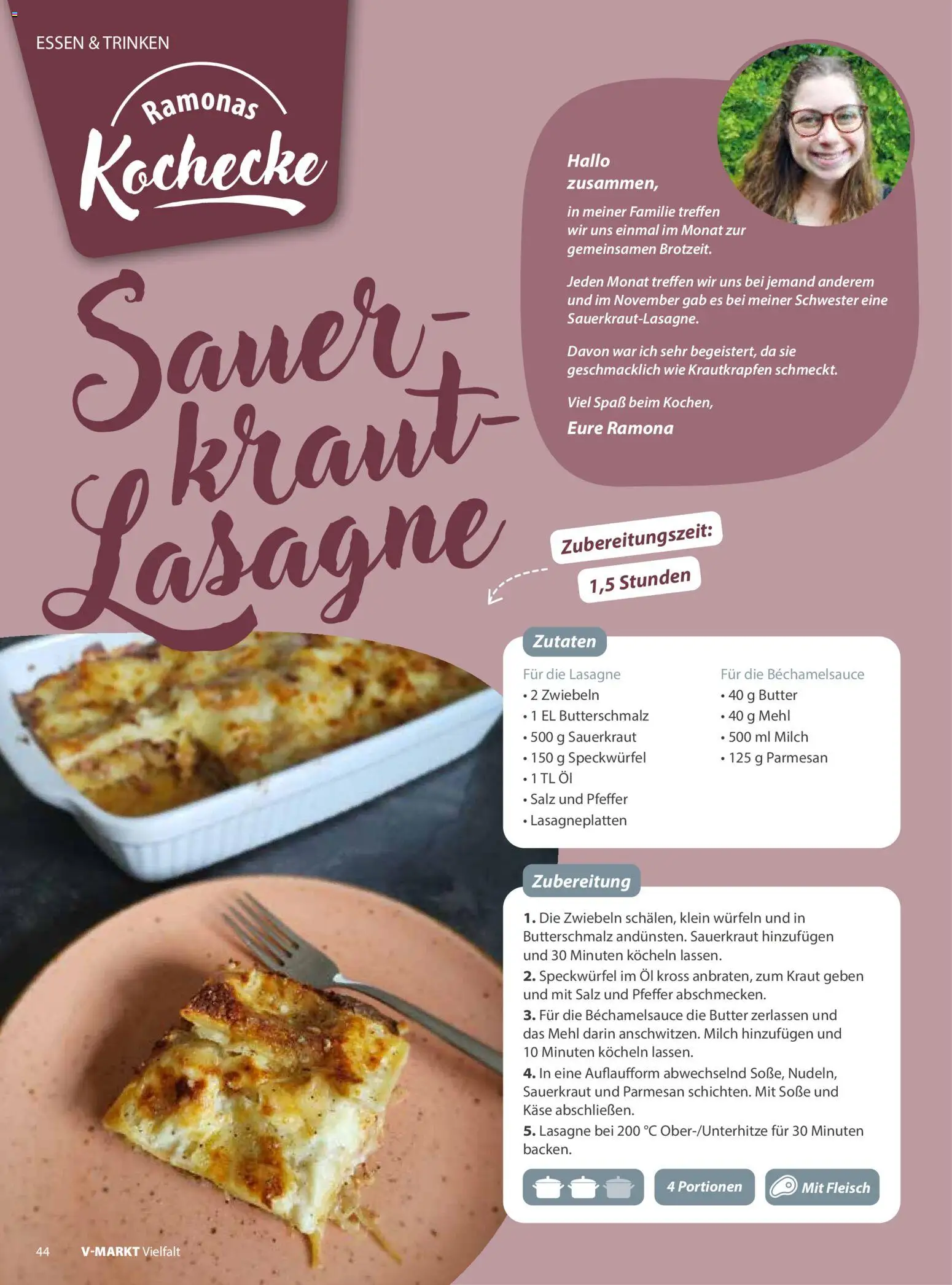 V-Markt - Vielfalt Januar / Februar – gültig ab 02.01.2026 | Seite: 44 | Produkte: Butterschmalz, Mehl, Salz, Kraut