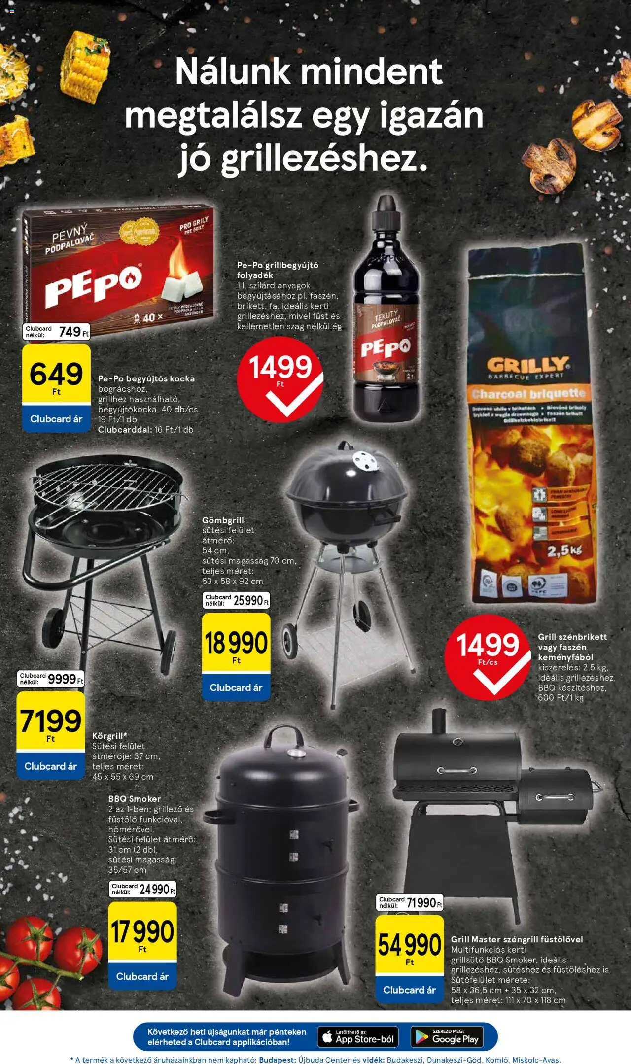 Tesco akciós ujság - amely érvényes a következő dátumtól: 03.07.2025 | Oldal: 9 | Termékek: Grillsütő, Grill