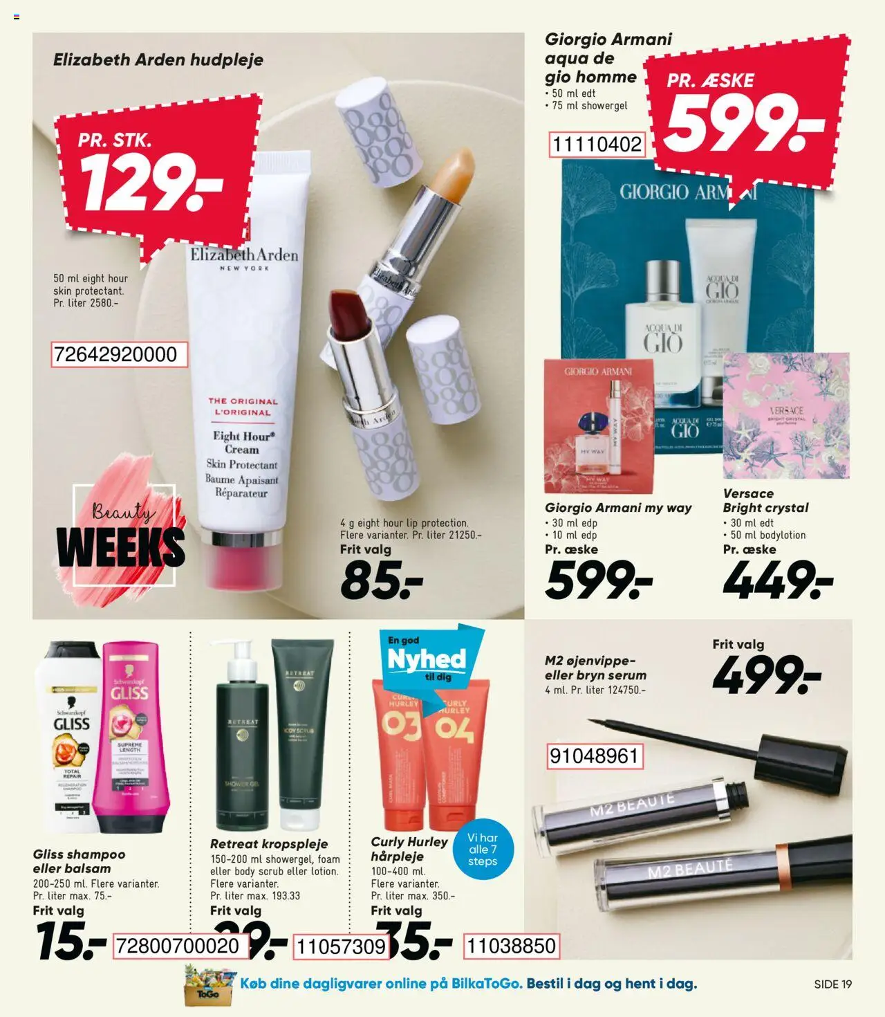 Bilka tilbudsavis – gyldig fra 03.10.2025 | Side: 19 | Produkter: Shampoo, Balsam