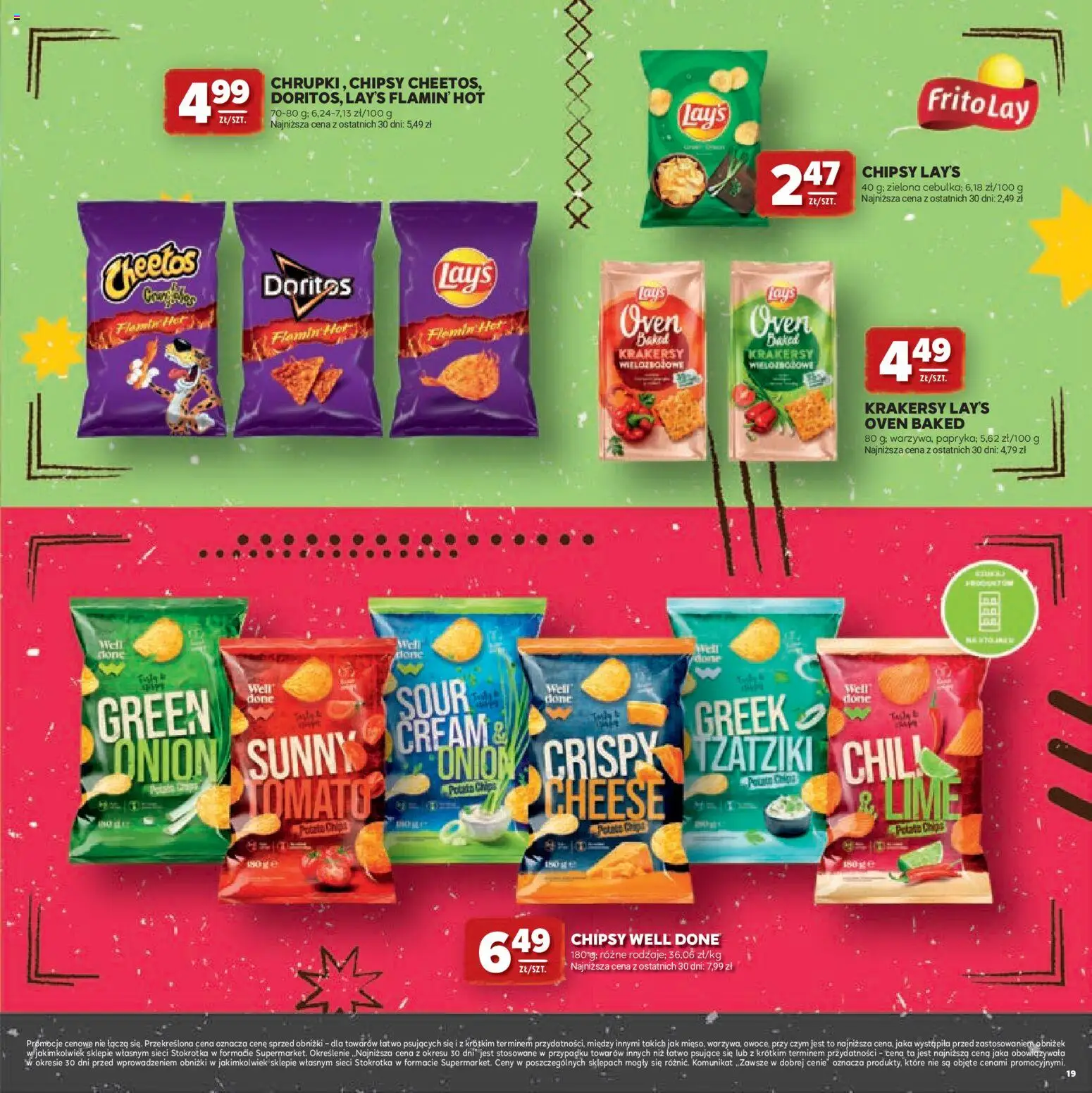 Stokrotka gazetka - Grill od 23.04.2026 | Strona: 19 | Produkty: Chili, Stokrotka, Doritos, Krakersy