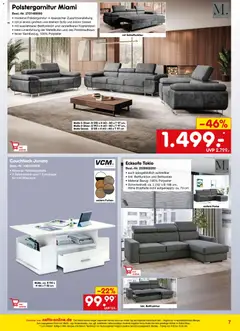 Netto Marken-Discount Online-Angebote Februar ab 01.02.2026 gültig | Seite: 7 | Produkte: Ecksofa, Sofa, Sessel, Couchtisch