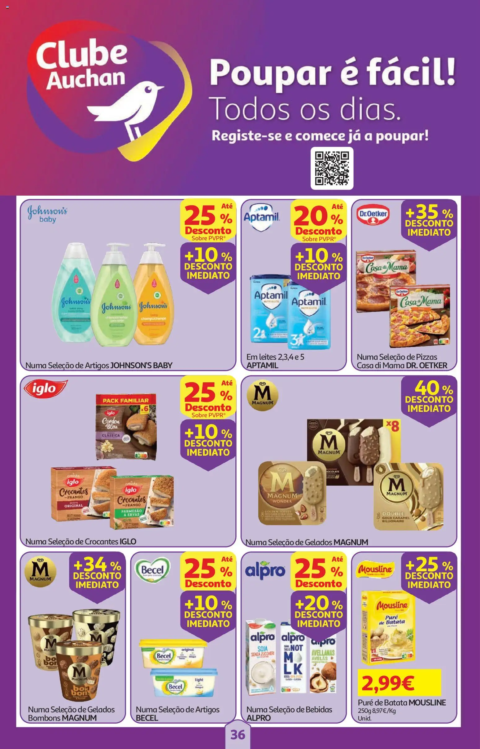 Auchan folheto │ válido de 23.04.2026 | Página: 36 | Produtos: Batata, Avelãs, Frango