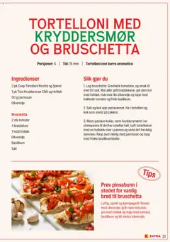 Forhåndsvisning av Coop Extra Italienske Uker gyldig fra 04.09.2025 | Side: 23