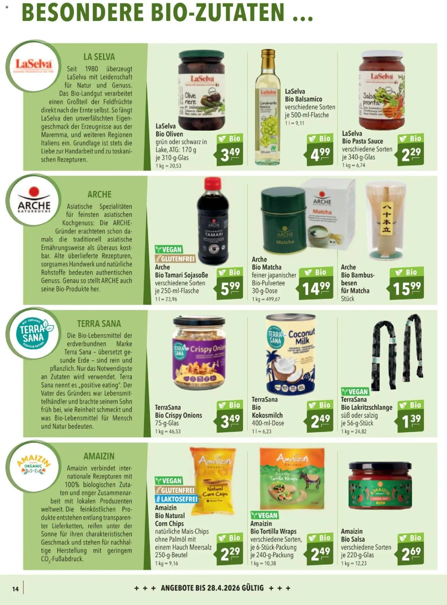 CITTI tilbudsavis – gyldig fra 01.04.2026 | Side: 14 | Produkter: Pasta, Chips, Oliven, Balsamico