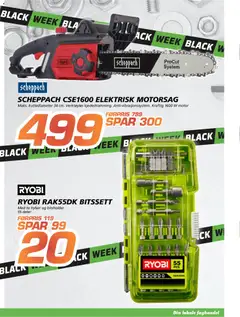 Forhåndsvisning av Coop Byggmix - Black Friday  gyldig fra 23.11.2025 | Side: 5 | Produkter: Noisette, Motorsag, Dartpilar