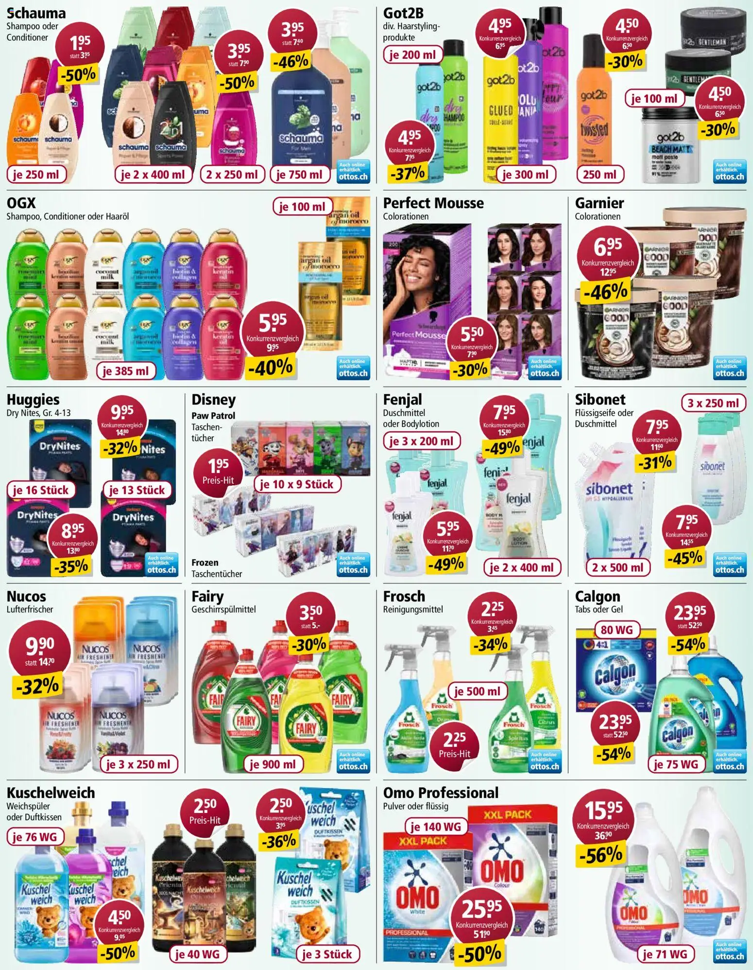 Otto's Aktionen – gültig ab 29.12.2025 | Seite: 4 | Produkte: Haaröl, Shampoo, Conditioner, Geschirrspülmittel