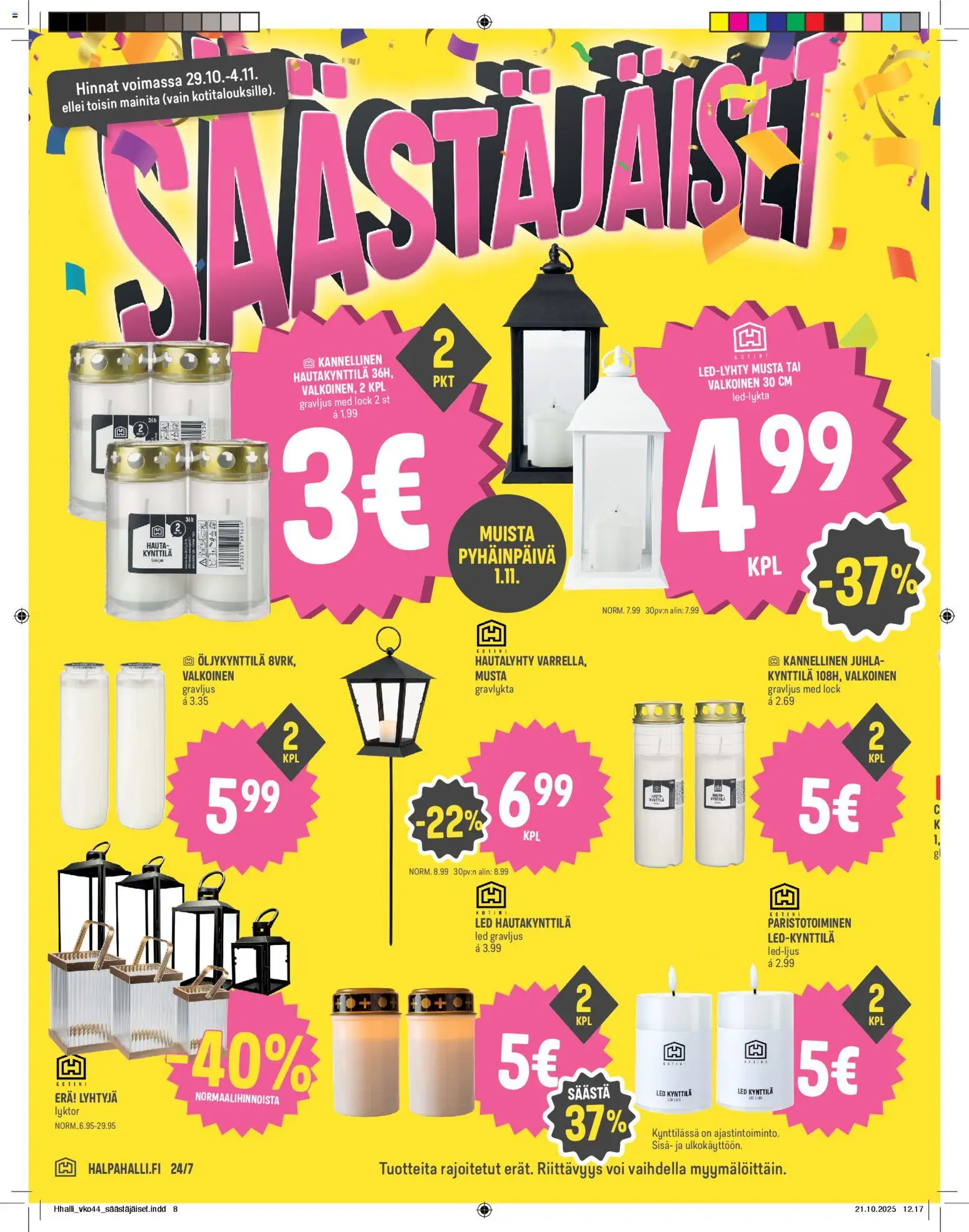 Halpa Halli tarjoukset – voimassa 29.10.2025 alkaen | Sivu: 8 | Tuotteet: Voi