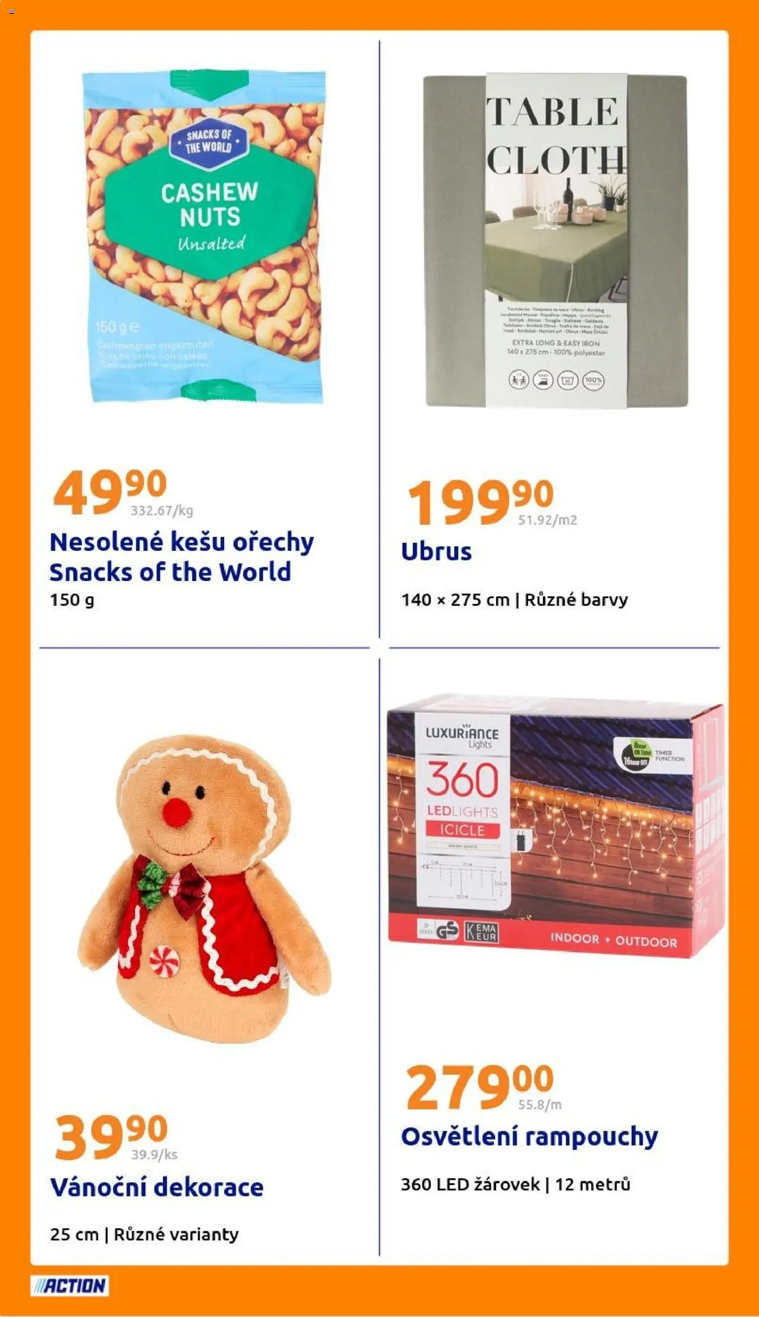 Action leták od 10.12.2025 | Strana: 30 | Produkty: Ořechy, Barvy, Vánoční dekorace, LED