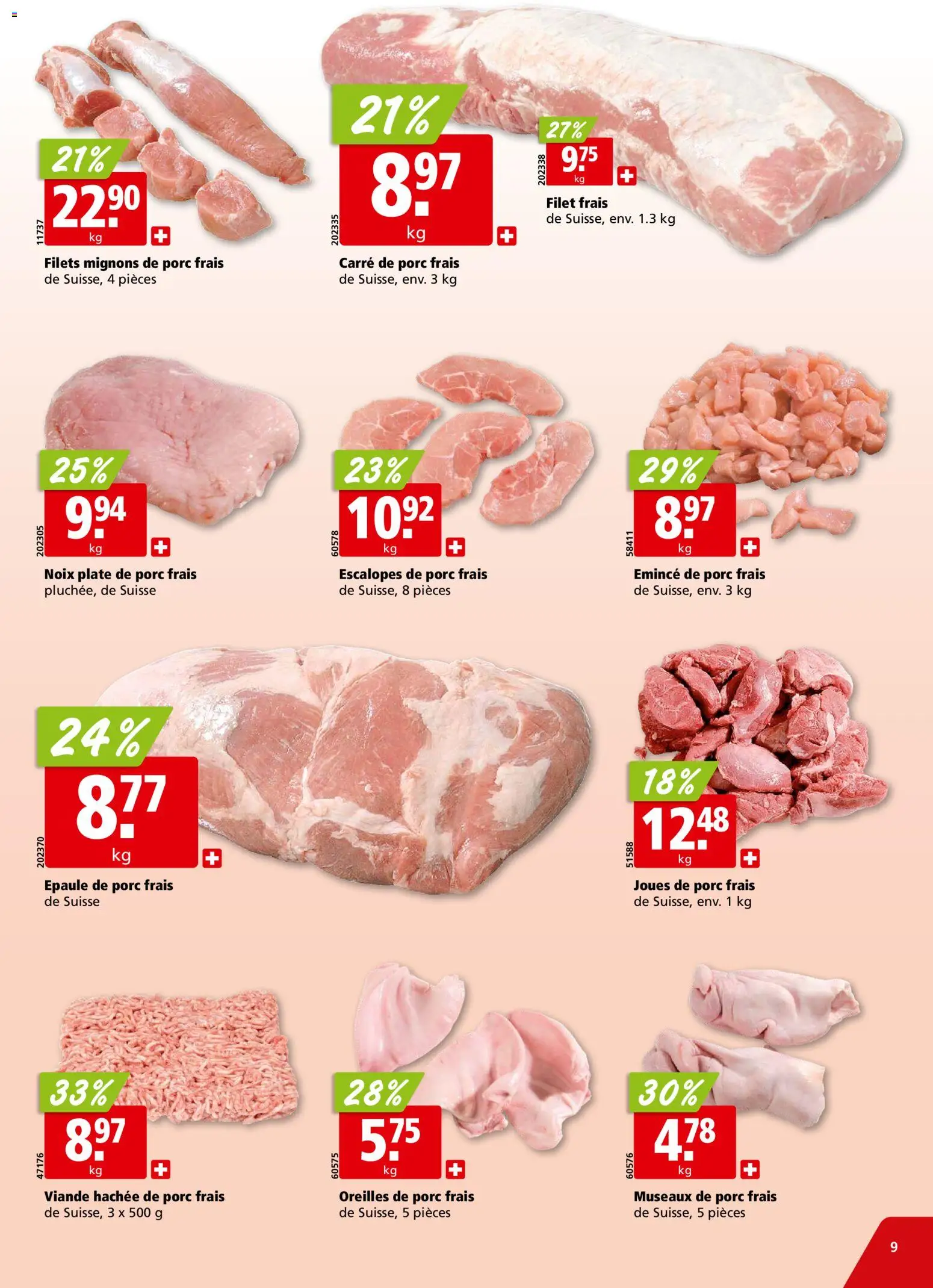 Aligro Aktionen Chavannes, Matran, Genève, Sion – gültig ab 23.02.2026 | Seite: 9