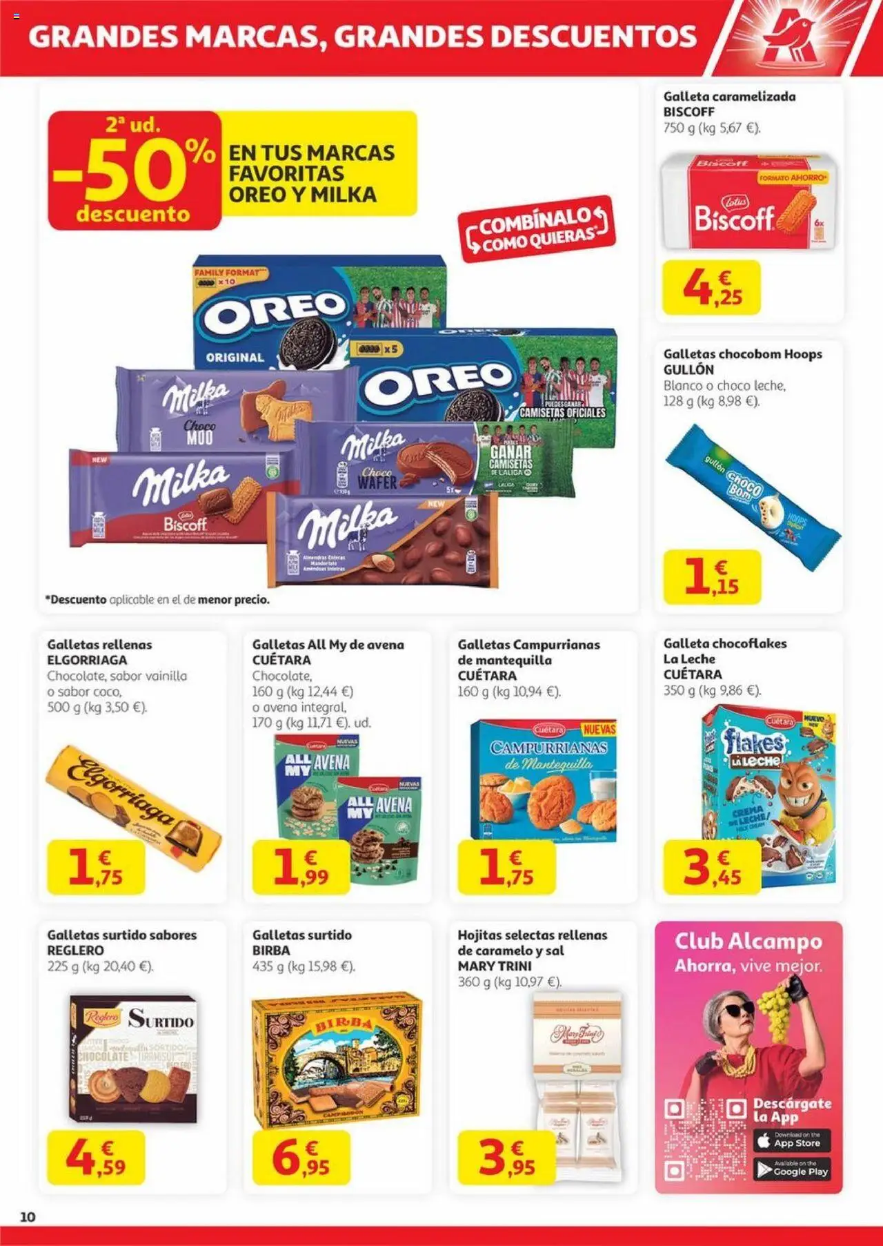 Alcampo - Canarias │ válido desde el 23.10.2025 | Página: 10 | Productos: Leche, Chocolate, Crema, Συσκευή ροής