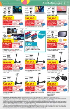Auchan - Casa Verão │ válido de 23.07.2025 | Página: 26 | Produtos: Monitor, USB, Trotinete, Tablet