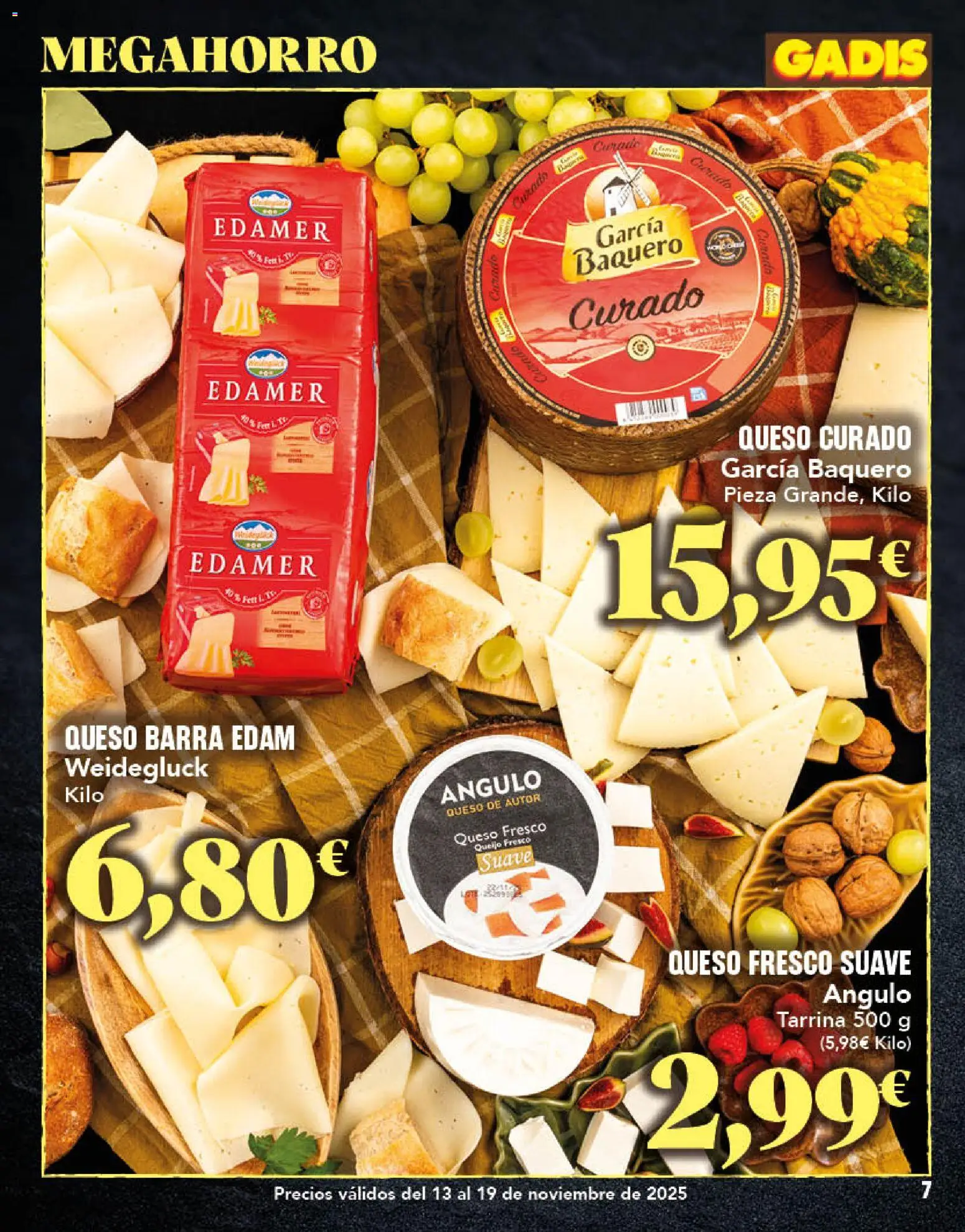 Gadis - folleto │ válido desde el 13.11.2025 | Página: 7 | Productos: Queso, Queso fresco