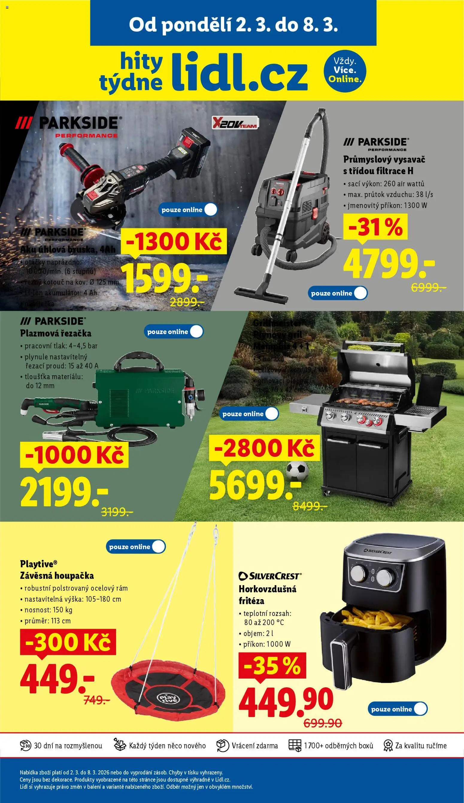 Lidl leták od 05.03.2026 | Strana: 37 | Produkty: Řezačka, Houpačka, Fritéza, Horkovzdušná fritéza