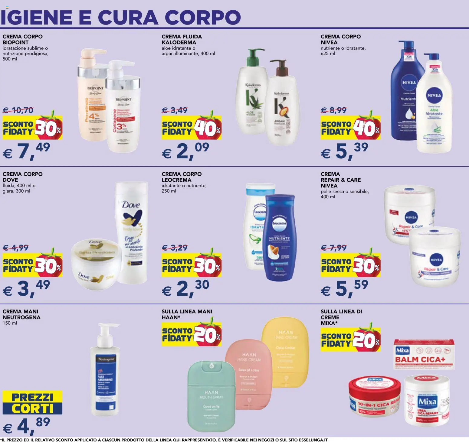 Volantino Esselunga S del 29.01.2026 | Pagina: 7 | Prodotti: Crema