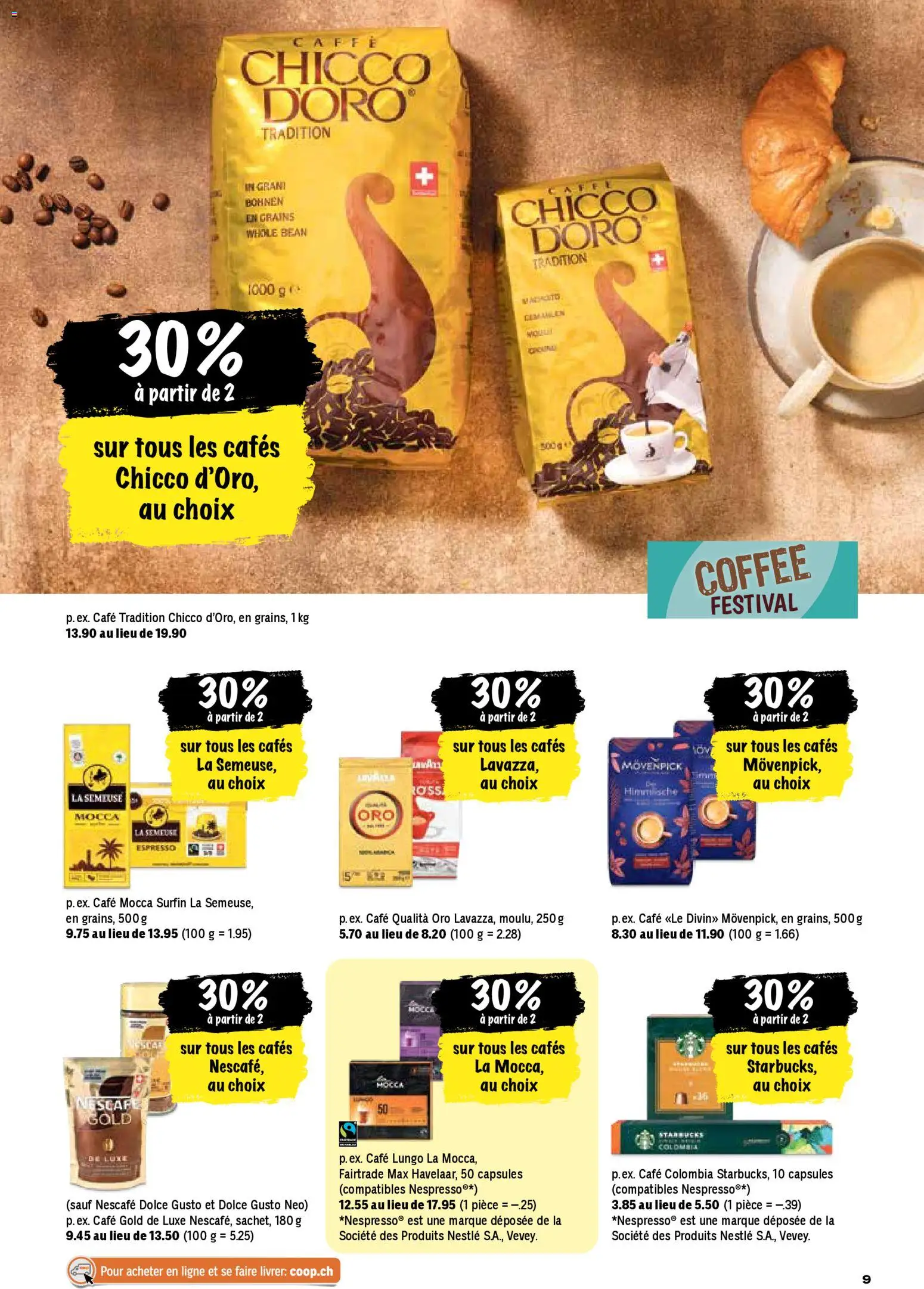 Coop - Les actions de la semaine – gültig ab 30.10.2025 | Seite: 9