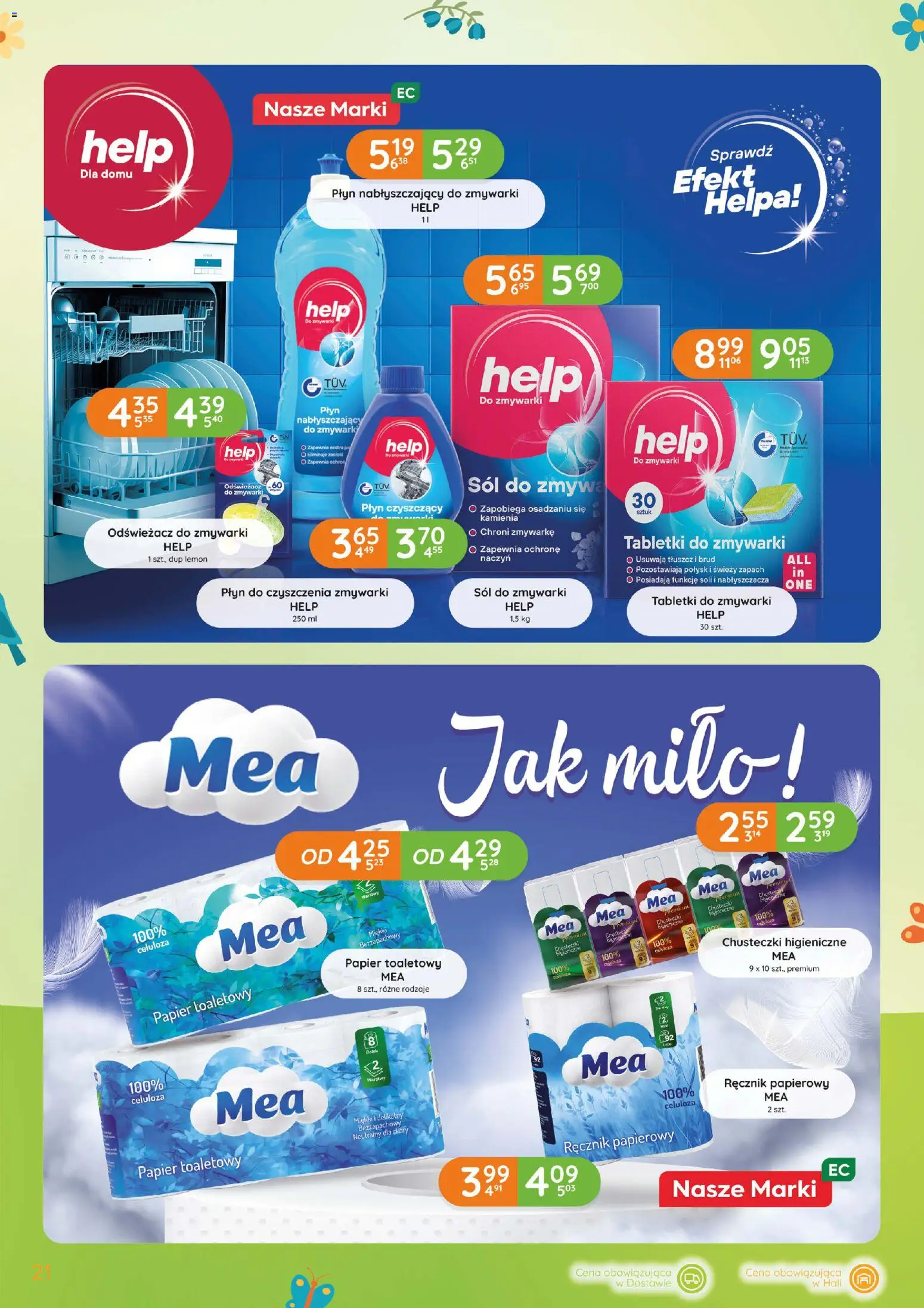 Eurocash gazetka - Katalog Chemiczny od 02.04.2026 | Strona: 21 | Produkty: Odświeżacz, Ręcznik papierowy, Tabletki do zmywarki, Płyn nabłyszczający do zmywarki