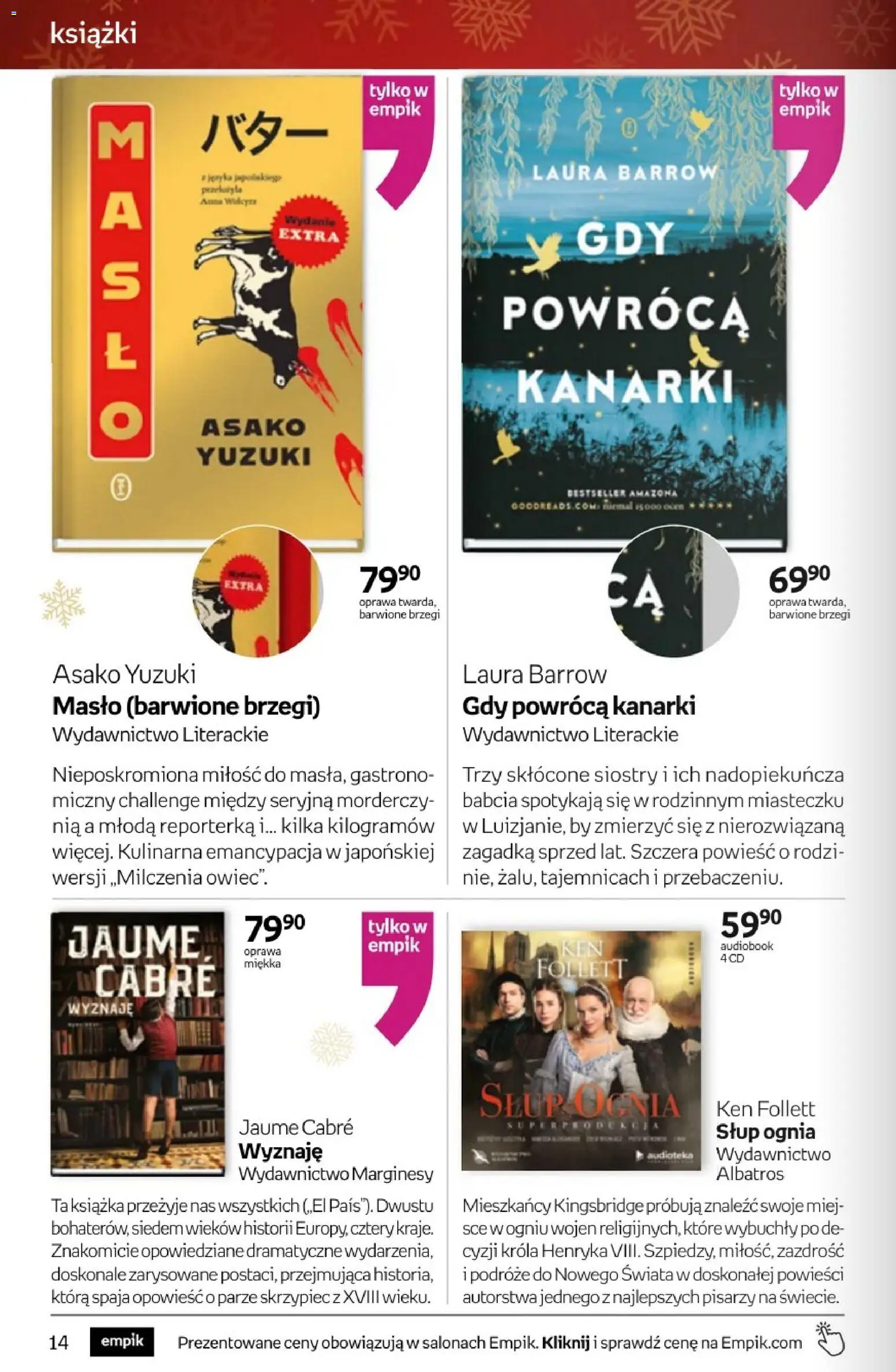 Empik Black Friday od 12.11.2025 | Strona: 14 | Produkty: Książki, Masło