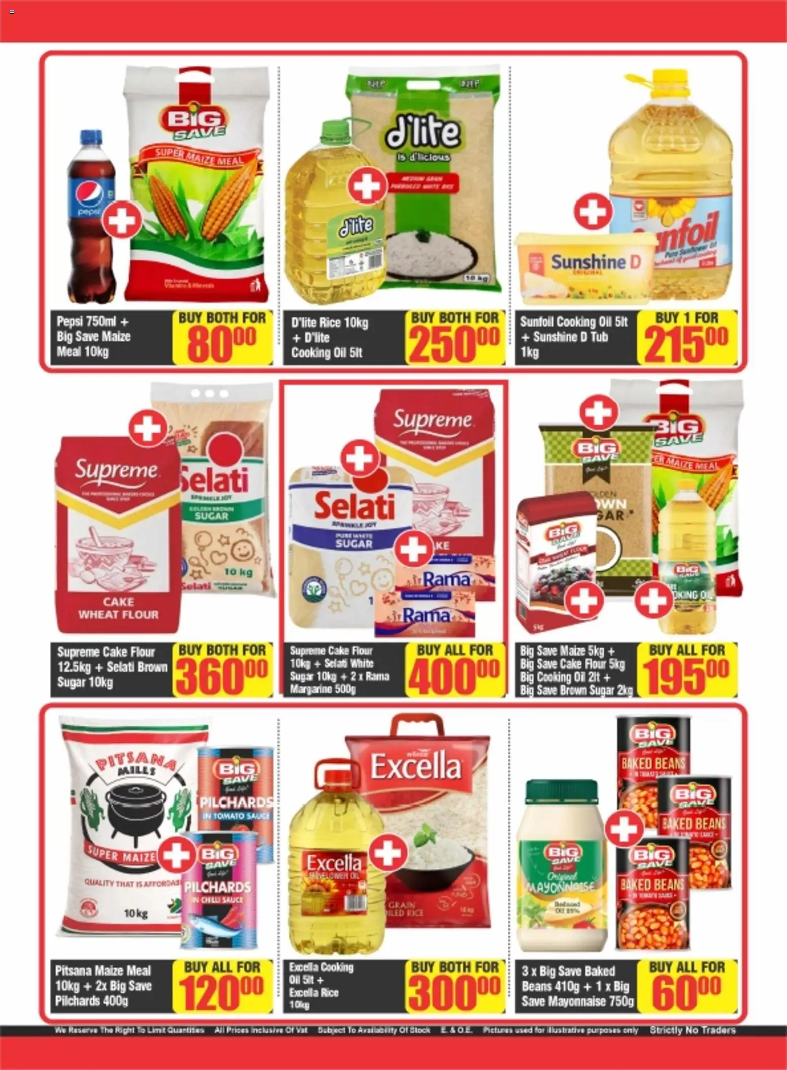 New Big Save catalogue – valid from 09.03.2026 | Page: 7 | Products: Cake, Baked beans, Margarine, Rice