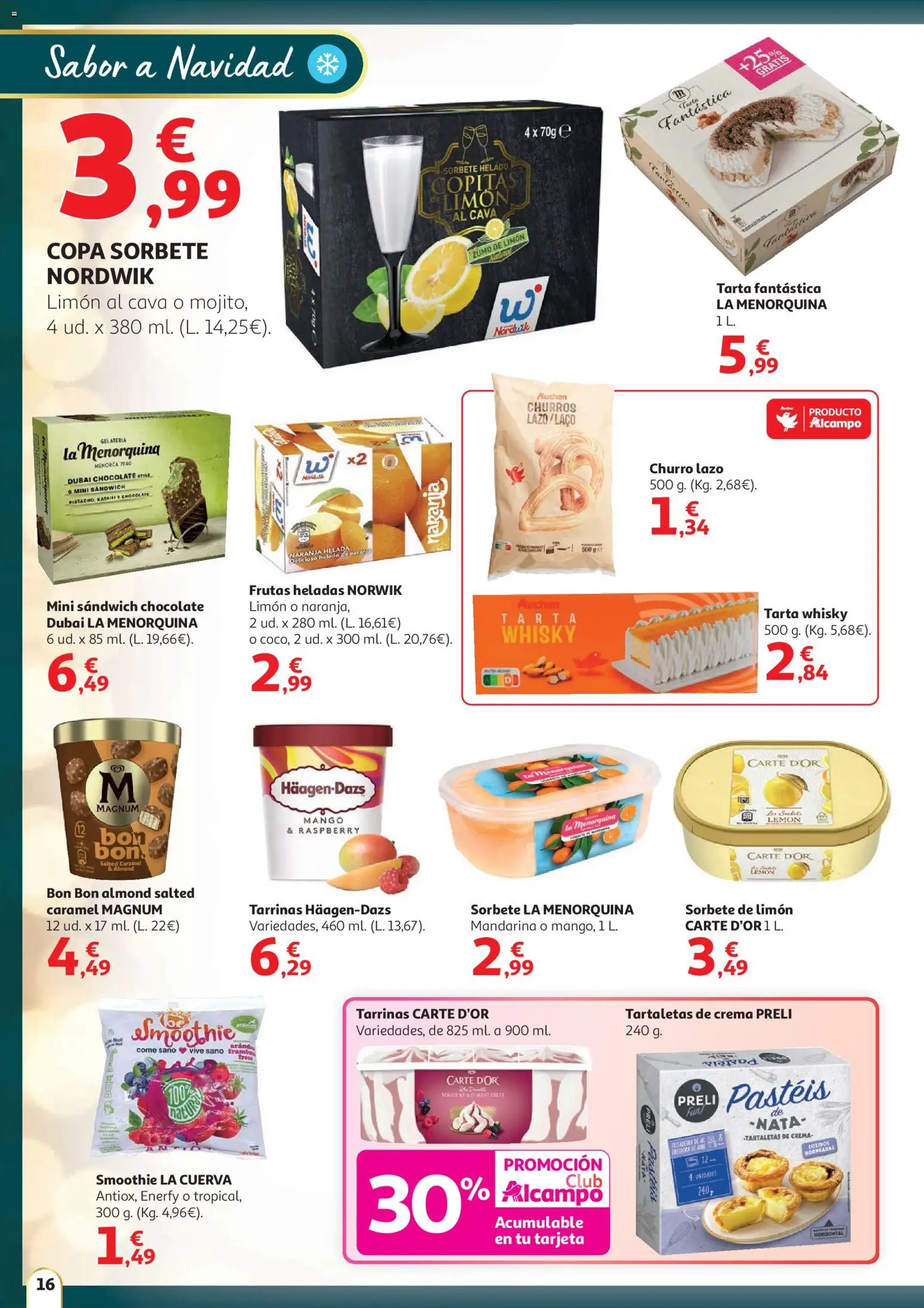 Alcampo - HP catalan  │ válido desde el 11.12.2025 | Página: 16 | Productos: Ροζ πιπέρι, Helado, Ρούτερ, Freidora