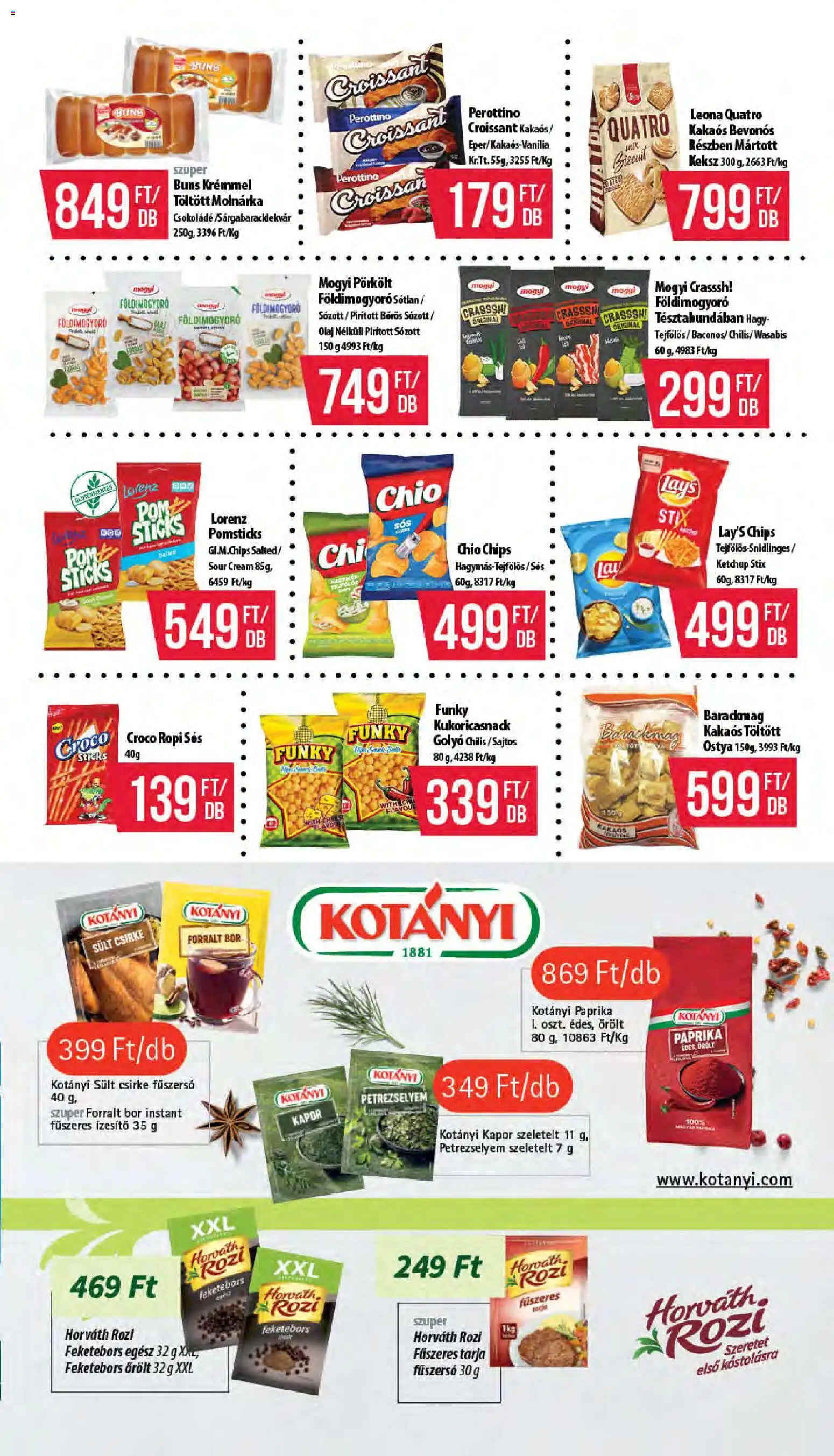 COOP akciós ujság - amely érvényes a következő dátumtól: 13.11.2025 | Oldal: 9 | Termékek: Chips, Csokoládé, Ropi, Földimogyoró