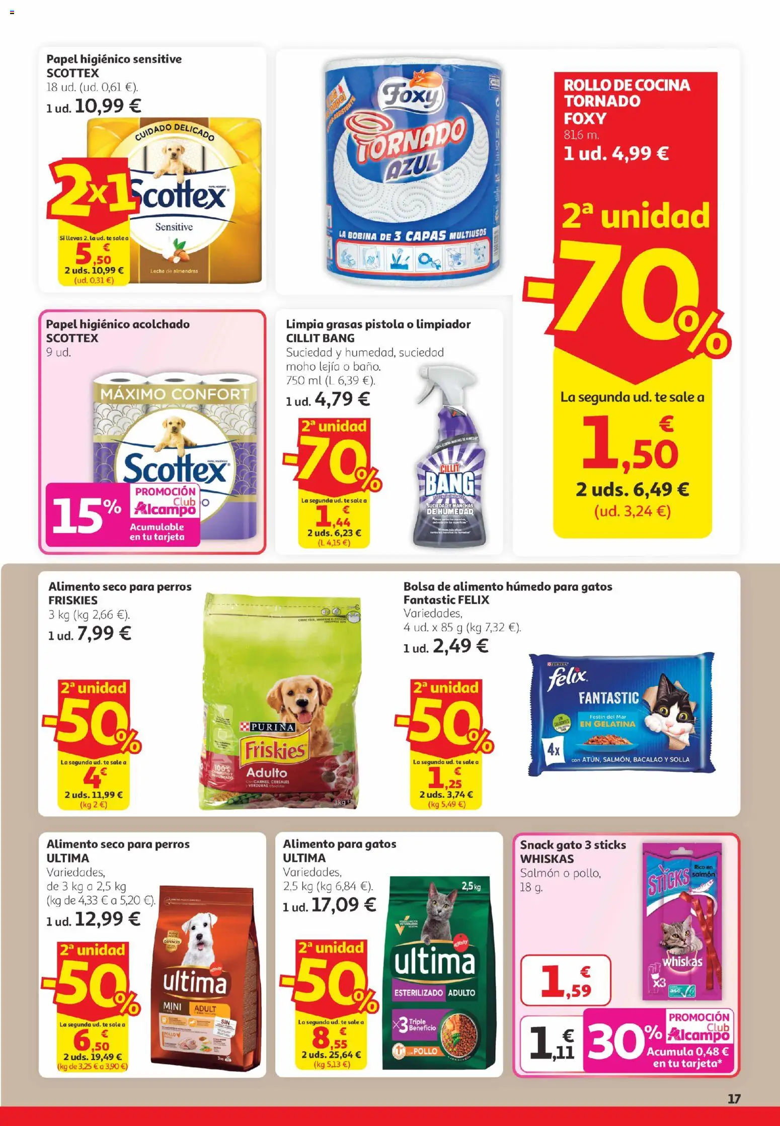 Alcampo -  Canarias │ válido desde el 26.02.2026 | Página: 17 | Productos: Gelatina, Papel higienico, Bolsa, Cocina