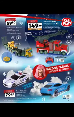 Pogląd oferty "Biedronka gazetka - Kraina zabawek" - ważna od 27.10.2025 | Strona: 31 | Produkty: USB, Samochód zdalnie sterowany