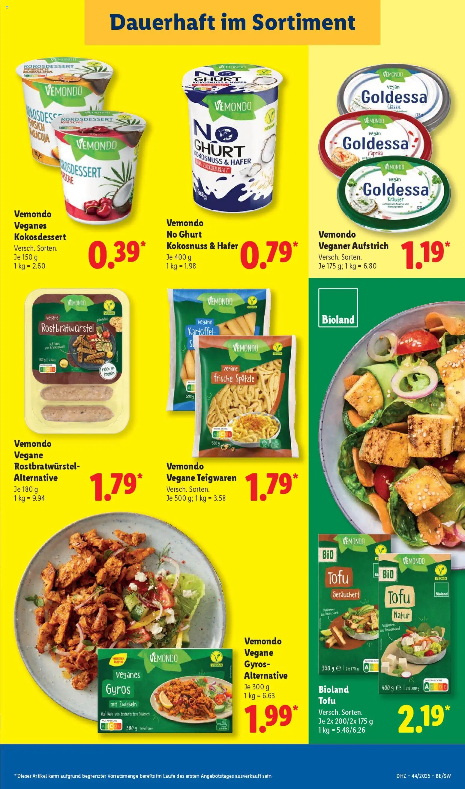 Lidl Prospekt Kornwestheim – gültig ab 27.10.2025 | Seite: 9 | Produkte: Gyros, Zwiebeln, Paprika