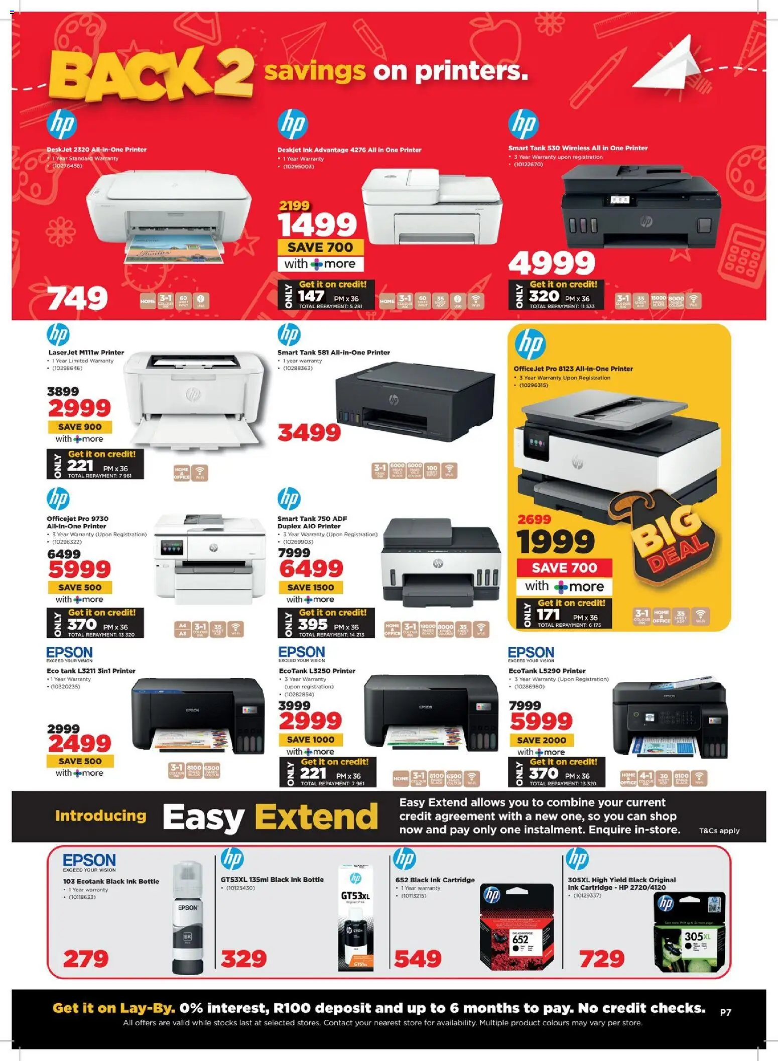 New HiFi Corp catalogue – valid from 04.02.2026 | Page: 7 | Products: Printer, Desk, Tank