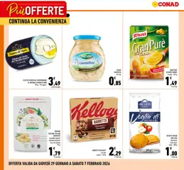 Anteprima del volantino Conad Più Offerte Campania catalogo valido a partire dal 29.01.2026