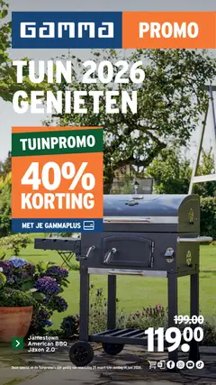 GAMMA - Tuinspecialgenieten - Voorbeeld van een folder van GAMMA, geldig van 25.03.2026