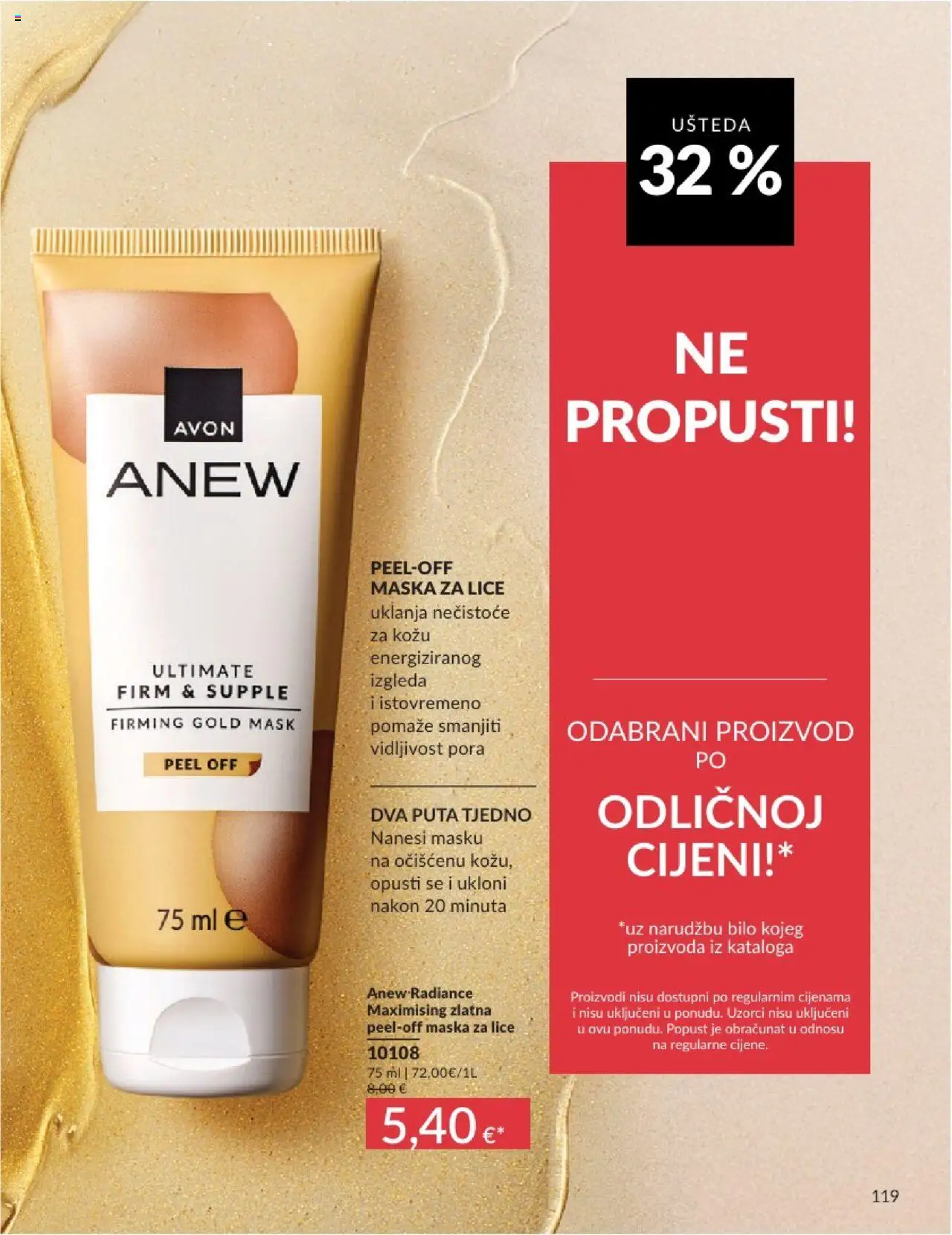 Avon katalog | vrijedi od 01.08.2025 | Stranica: 119 | Proizvodi: Maska za lice, Maska