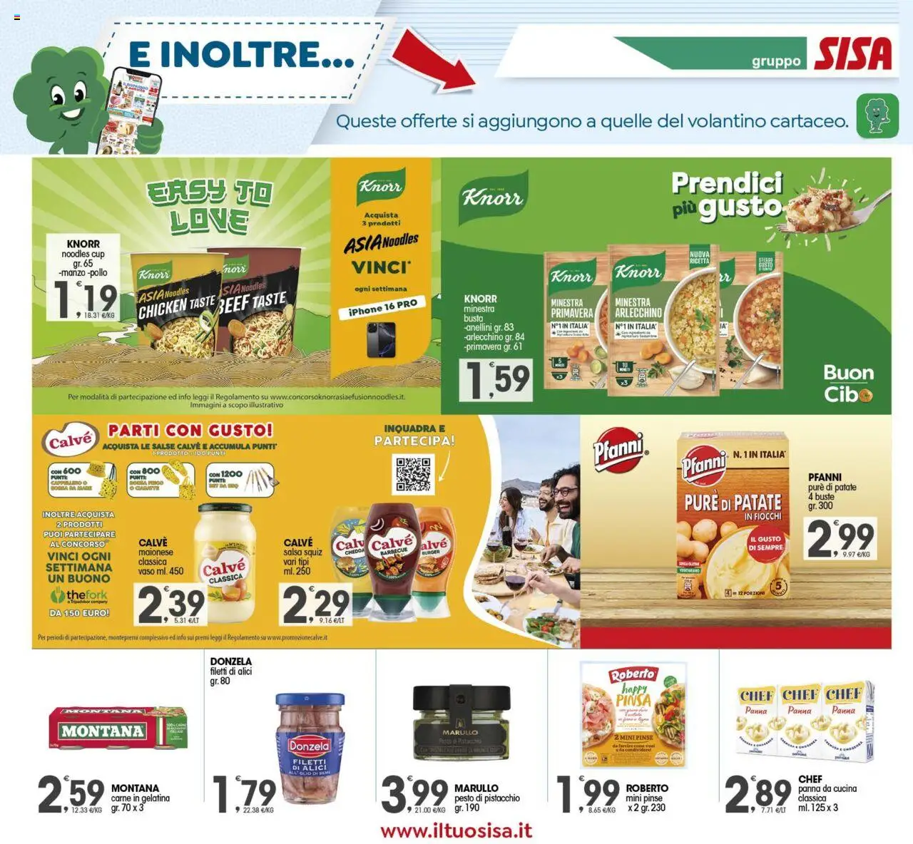 Volantino SISA del 23.09.2025 | Pagina: 14 | Prodotti: Pollo, Panna, Barbecue, Olio