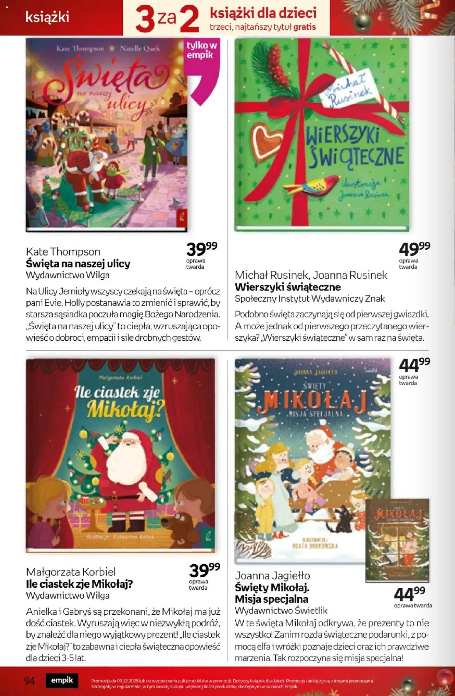 Empik promocje - Tom kultury Książki od 26.11.2025 | Strona: 94 | Produkty: Książki